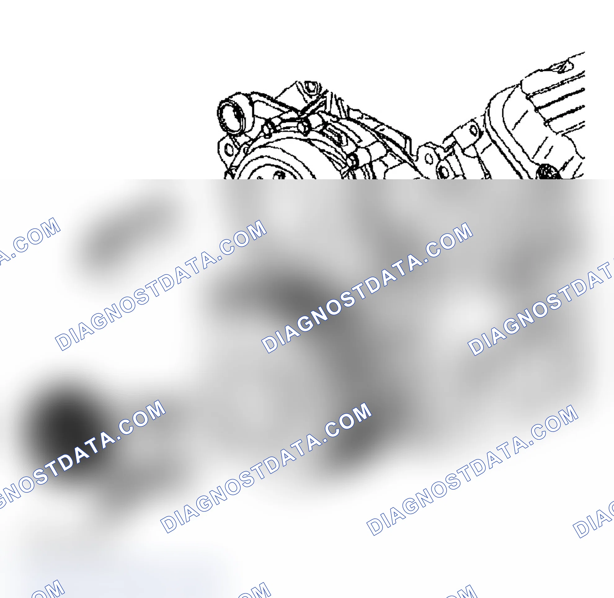 Scheme 140: Drive Belt Idler Pulley Bracket Removal (L67)