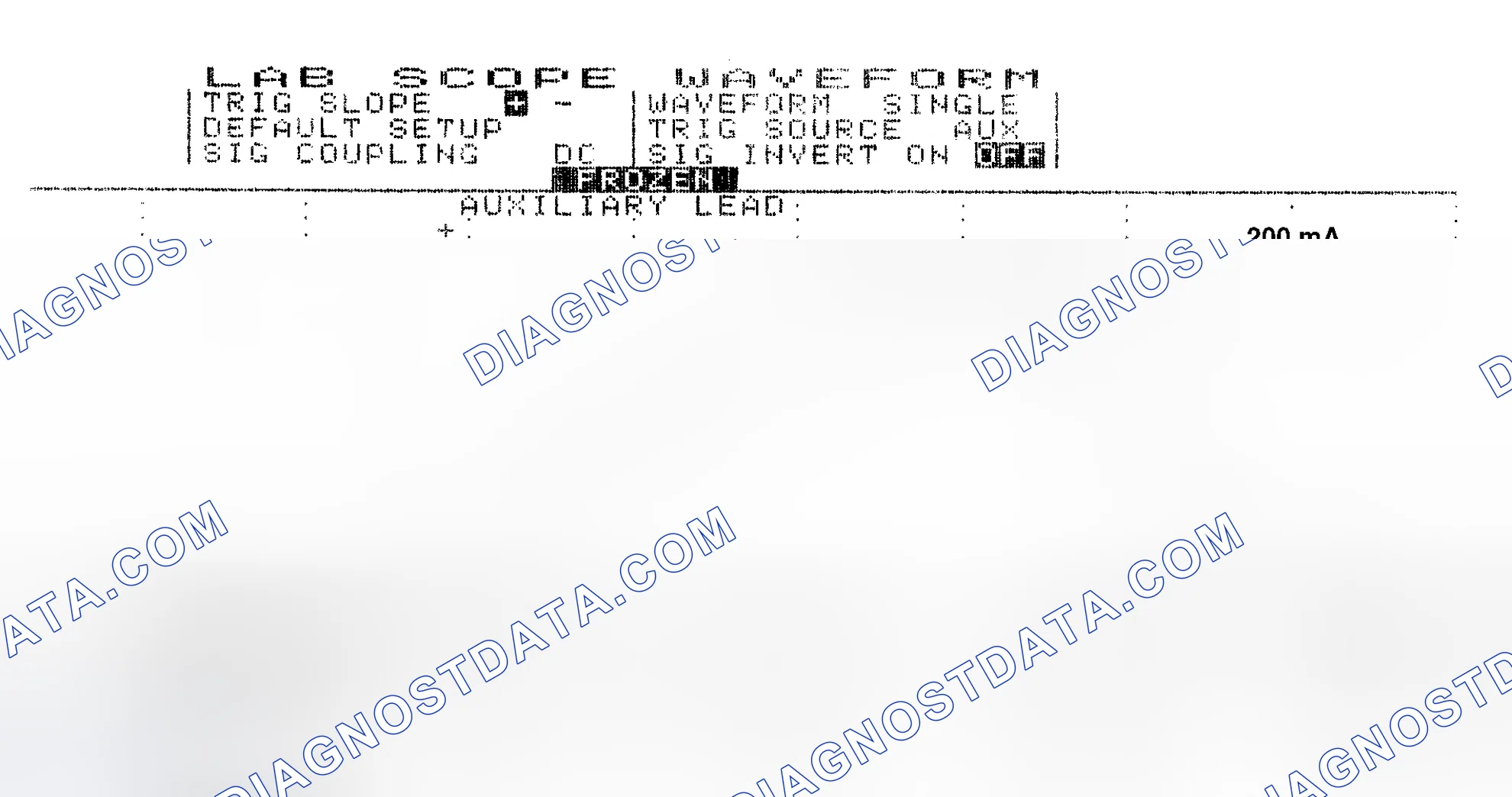 Scheme 13: Single Injector w/Normal Current Flow - Current Pattern
