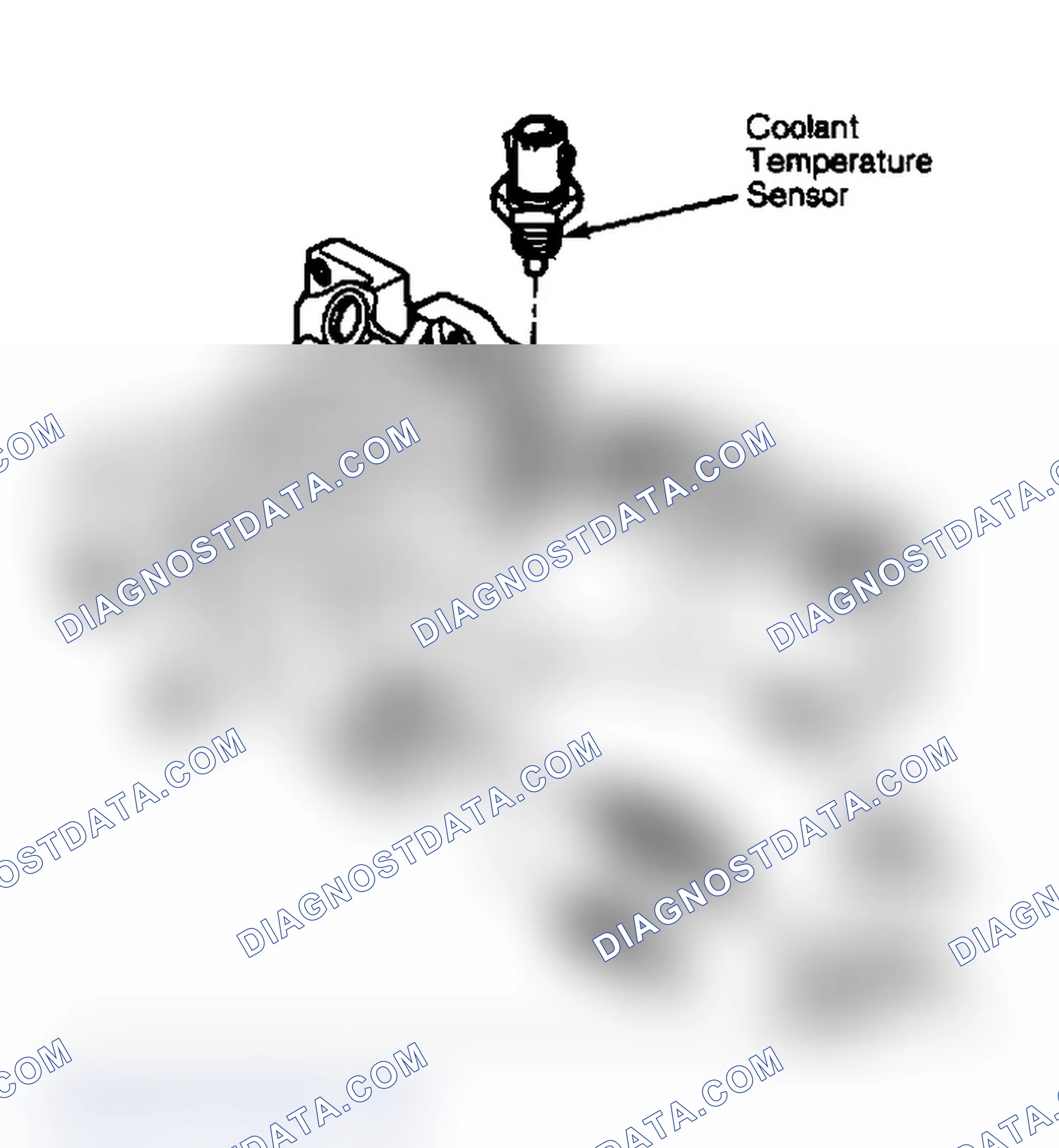 Scheme 21: 2.3L Engine Temperature Sensor Locations