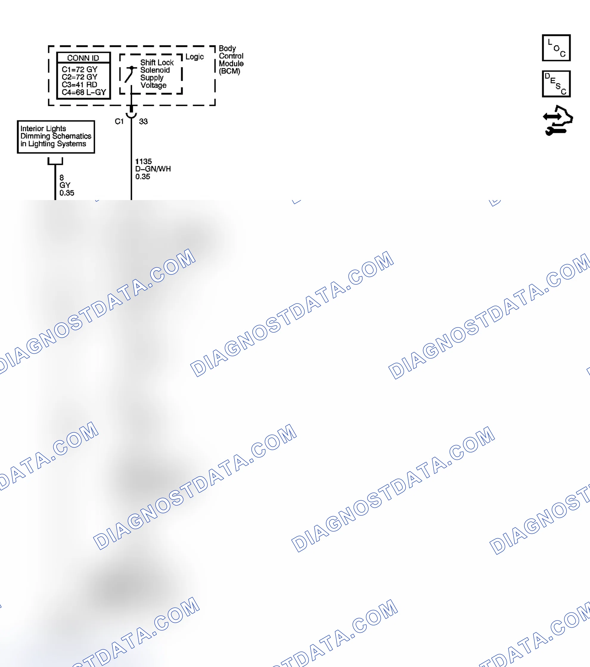 Scheme 64: Automatic Transmission Shift Lock Control Schematics