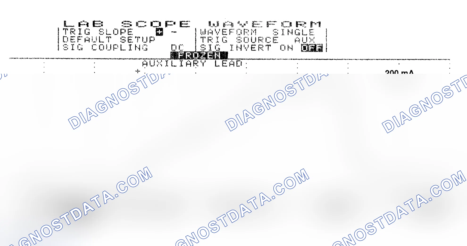Scheme 13: Single Injector w/Normal Current Flow - Current Pattern