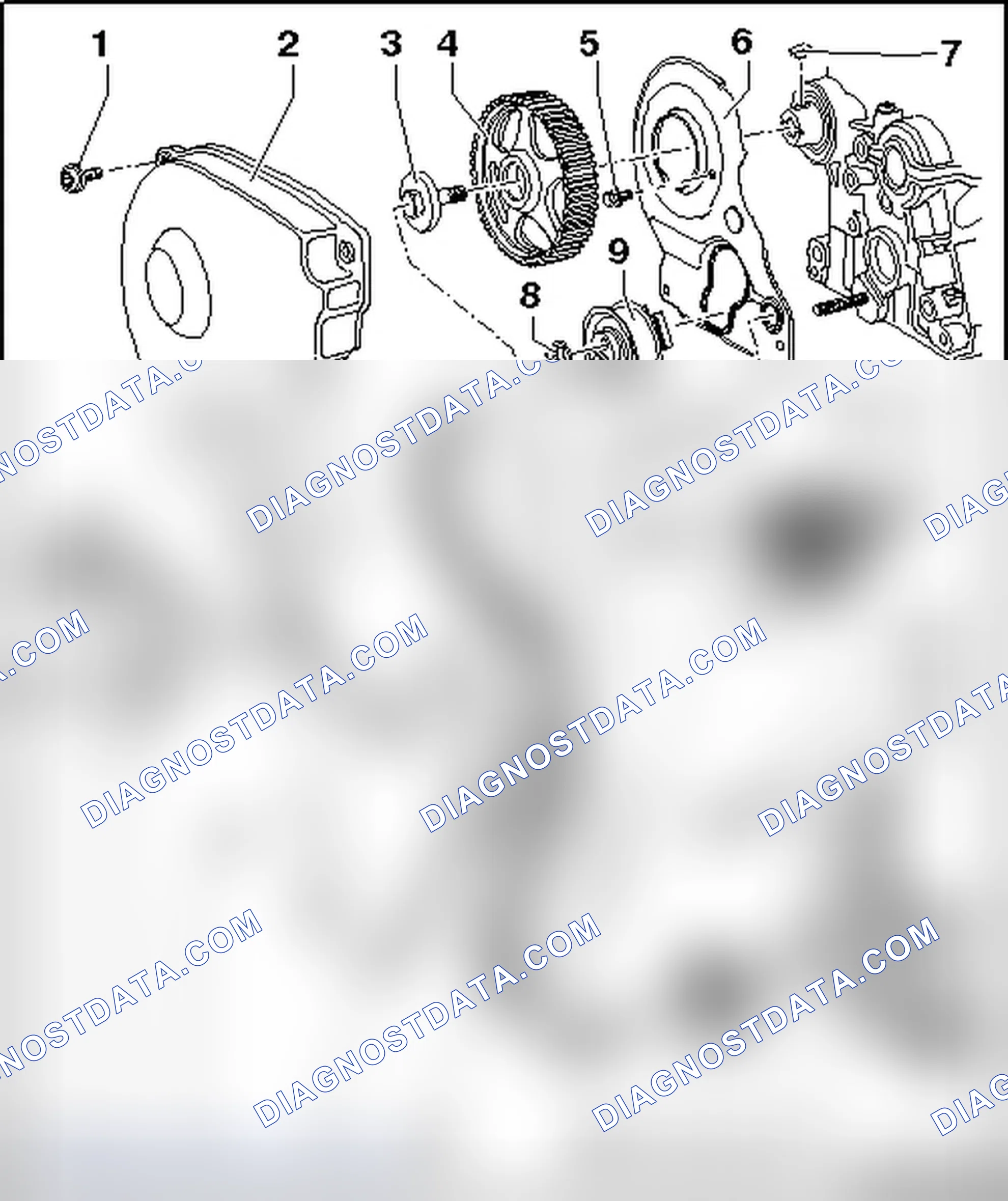 Scheme 69: TOOTHED BELT DRIVE, WITH DIVIDED TOOTHED BELT GUARD OVERVIEW