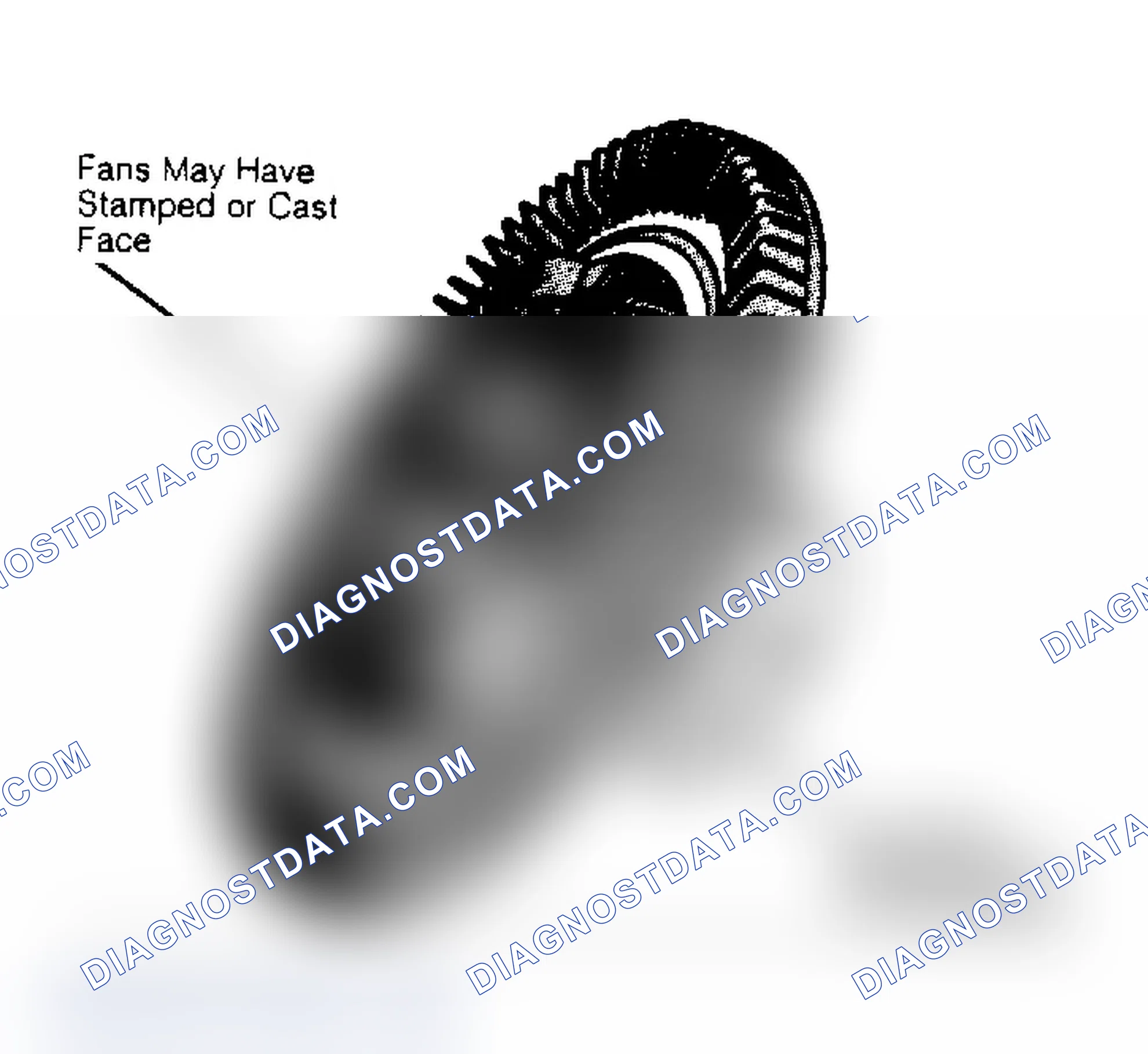 Scheme 7: Thermostatically Controlled Fan Assembly (Exc. 2.8L RWD)