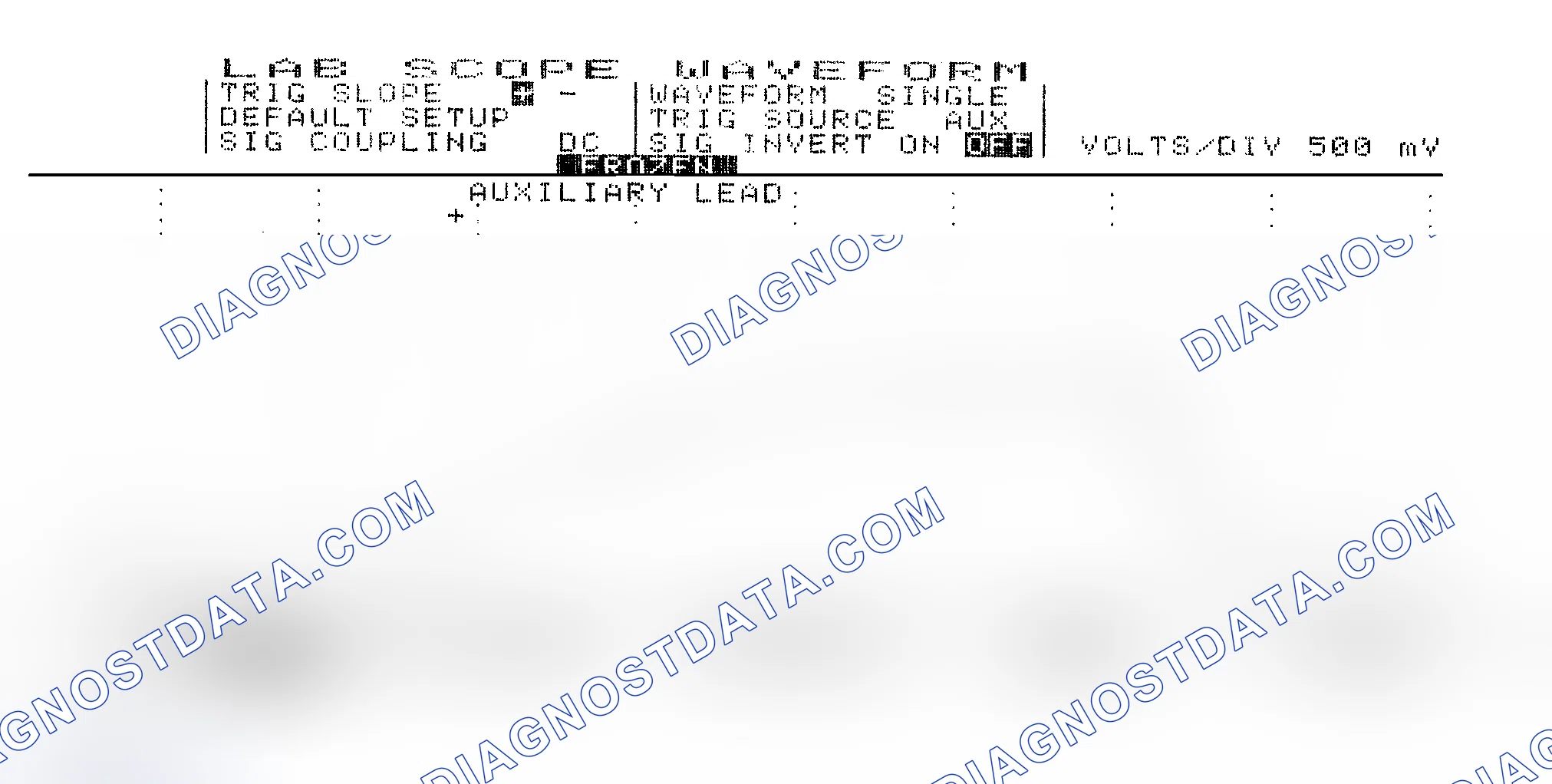 Scheme 14: Single Injector w/Excessive Current Flow - Current Pattern