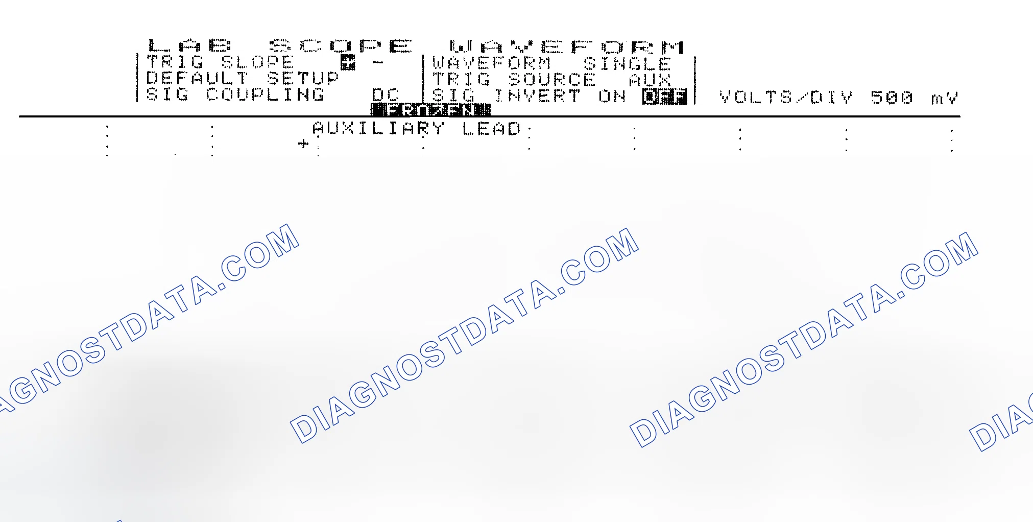 Scheme 14: Single Injector w/Excessive Current Flow - Current Pattern