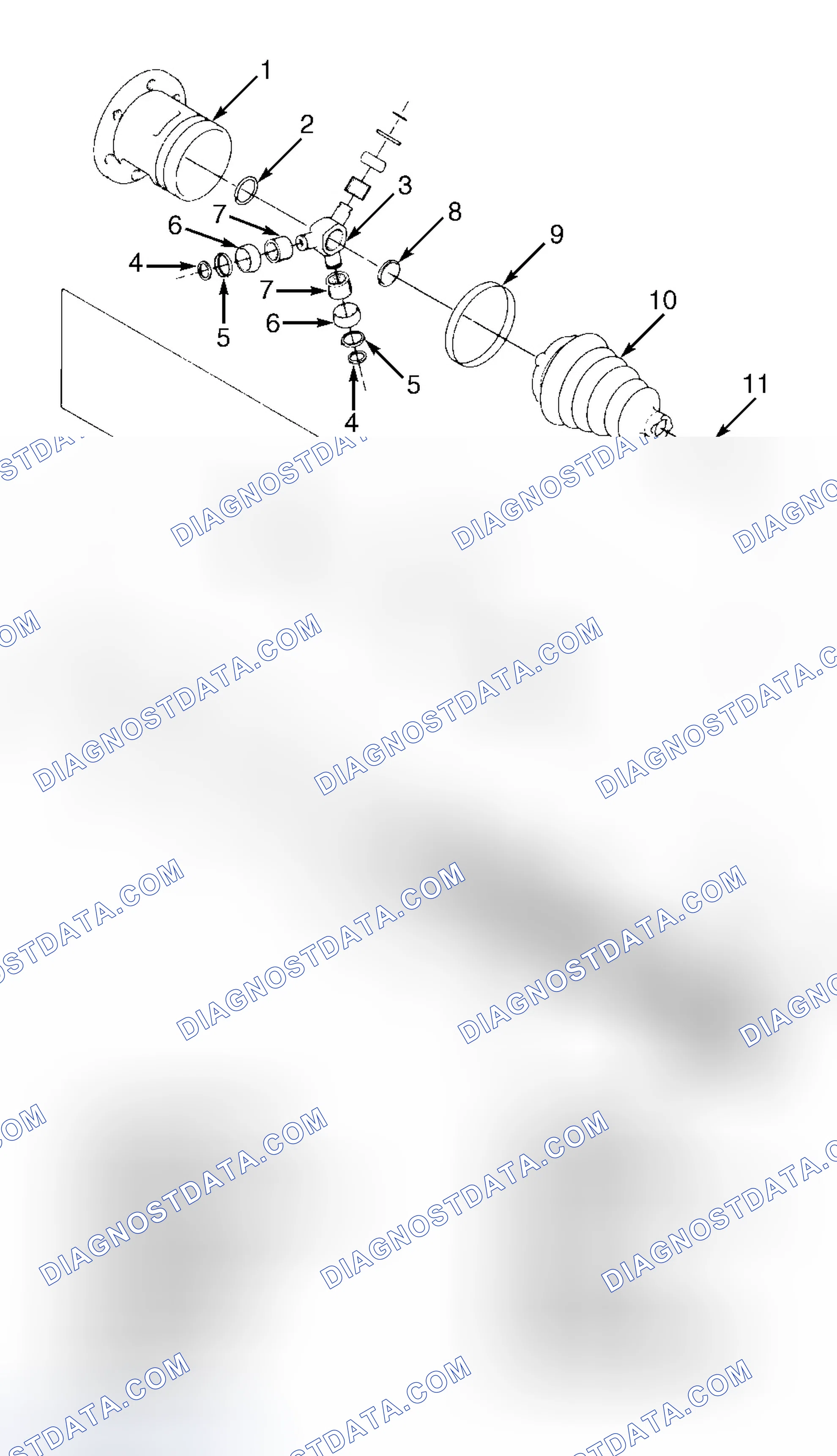 Scheme 18: LEFT DRIVE AXLE SHAFT