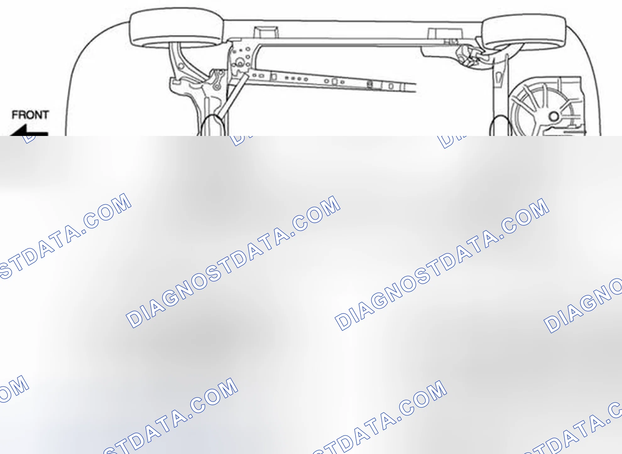 Scheme 52: Identifying Front/Rear Jacking Points And Block Wheels