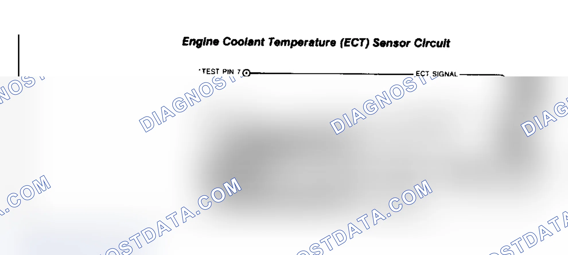 Scheme 50: Engine Coolant Temperature (ECT) Sensor Circuit