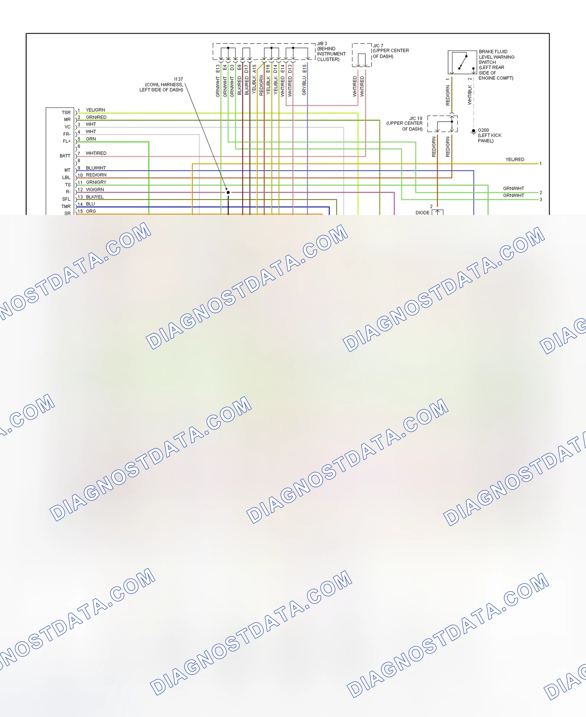Scheme 36: Traction Control (TRAC) System (1997 GS300 - 1 Of 3) Wiring Diagram