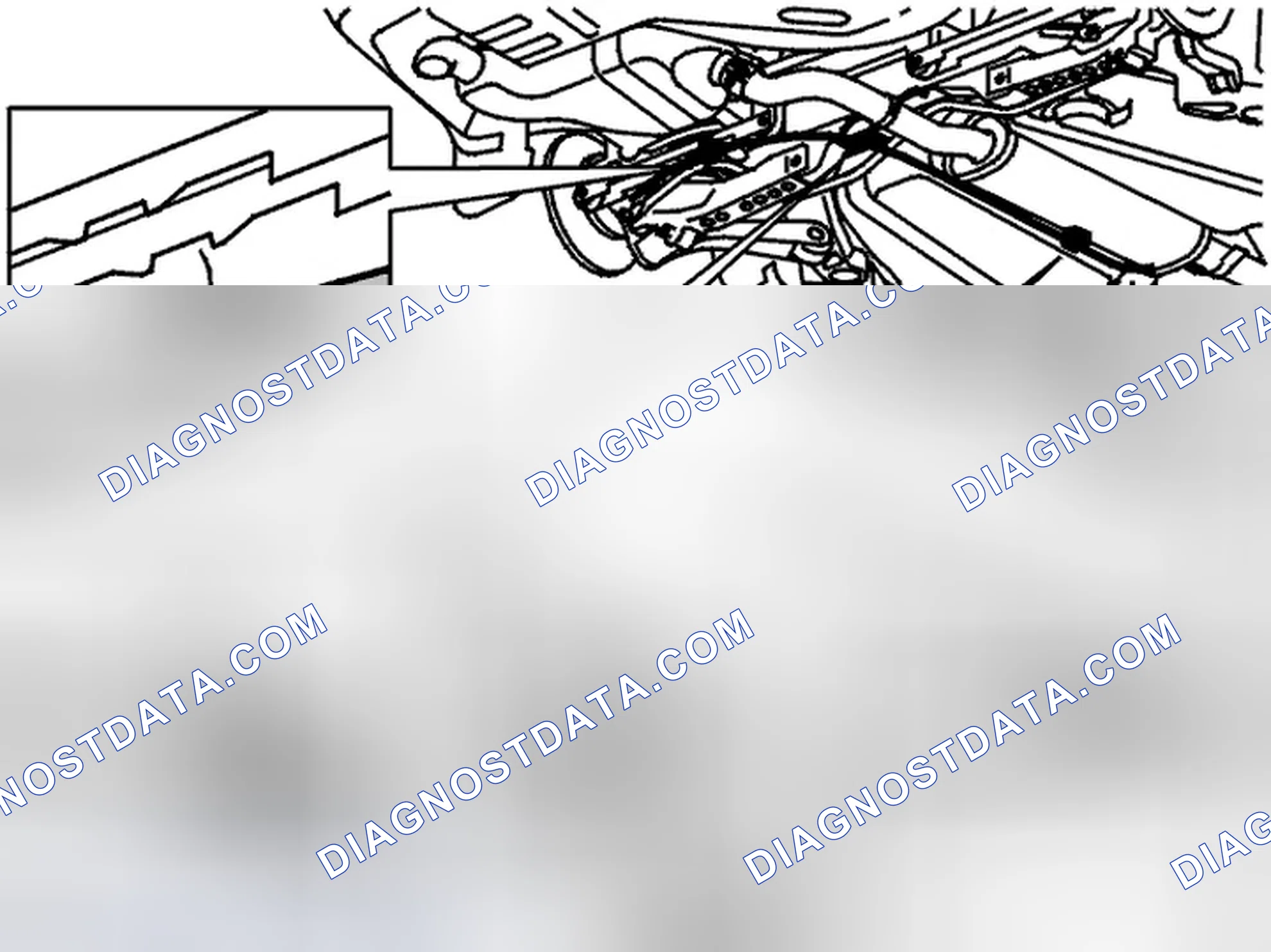 Scheme 199: Install the brake cable in its clamps