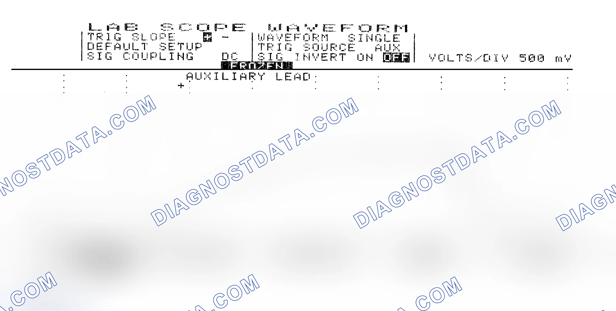 Scheme 14: Single Injector w/Excessive Current Flow - Current Pattern