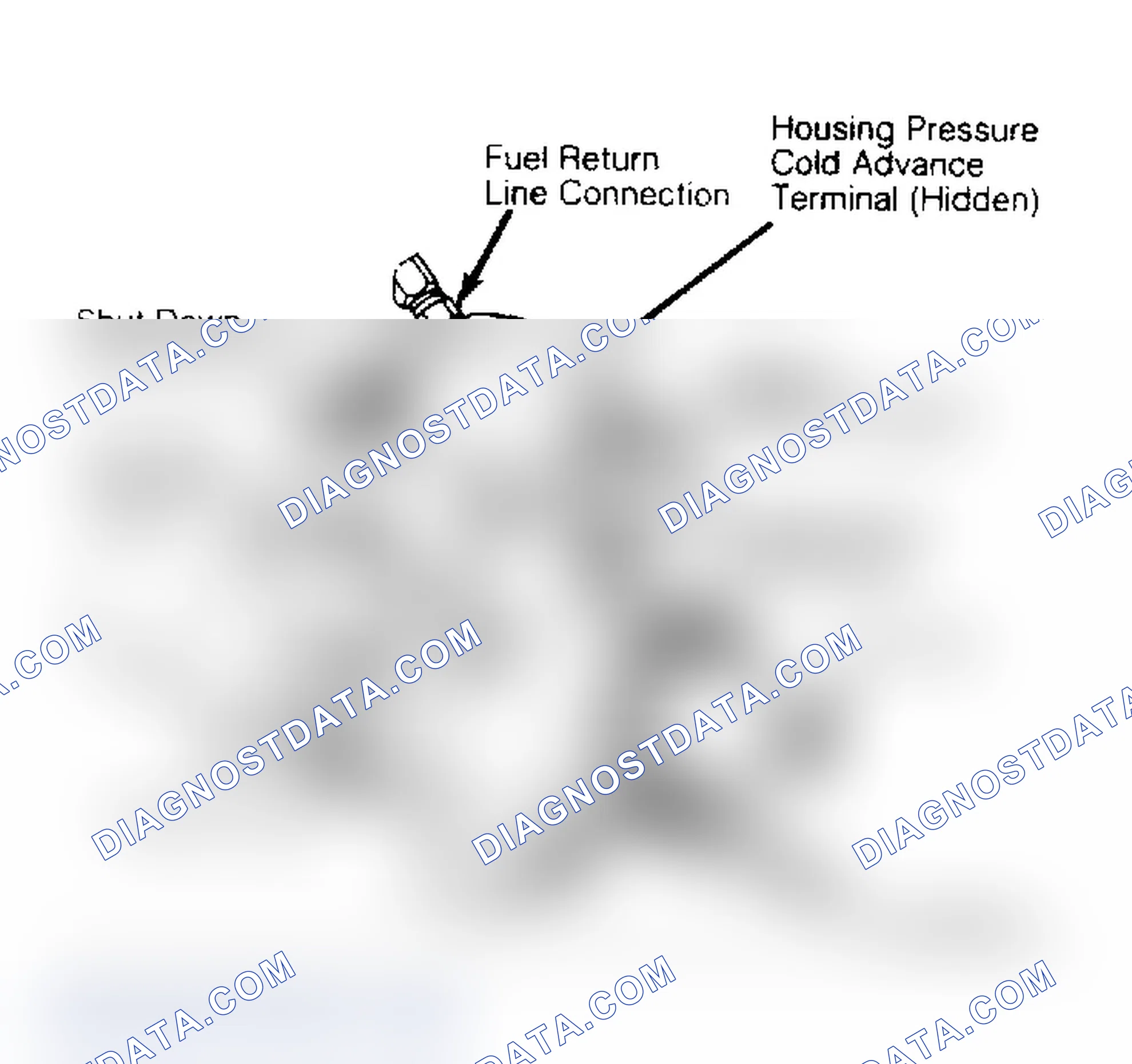 Scheme 1: DIESEL INJECTION PUMP