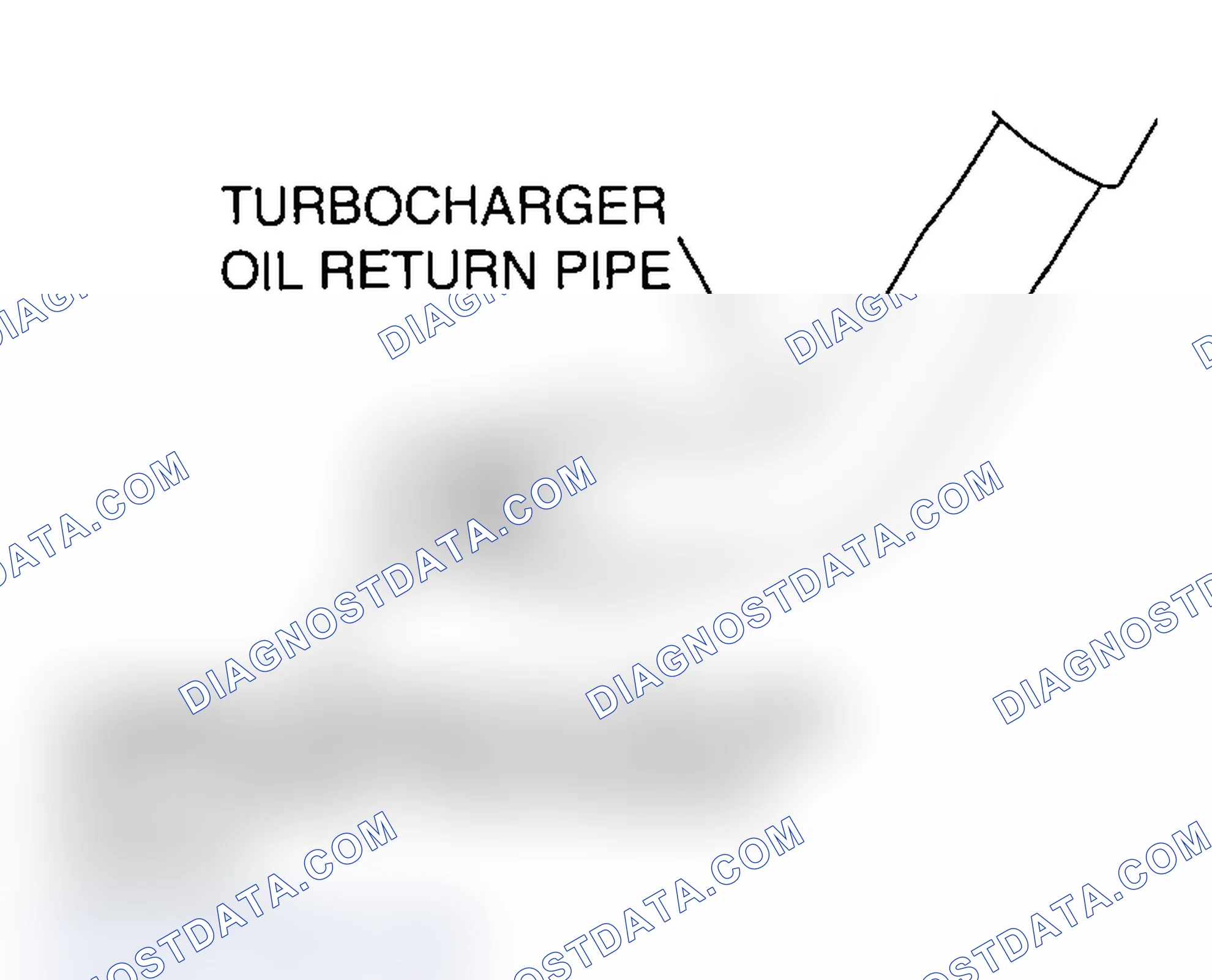 Scheme 60: >> C << TURBOCHARGER OIL RETURN PIPE GASKET INSTALLATION
