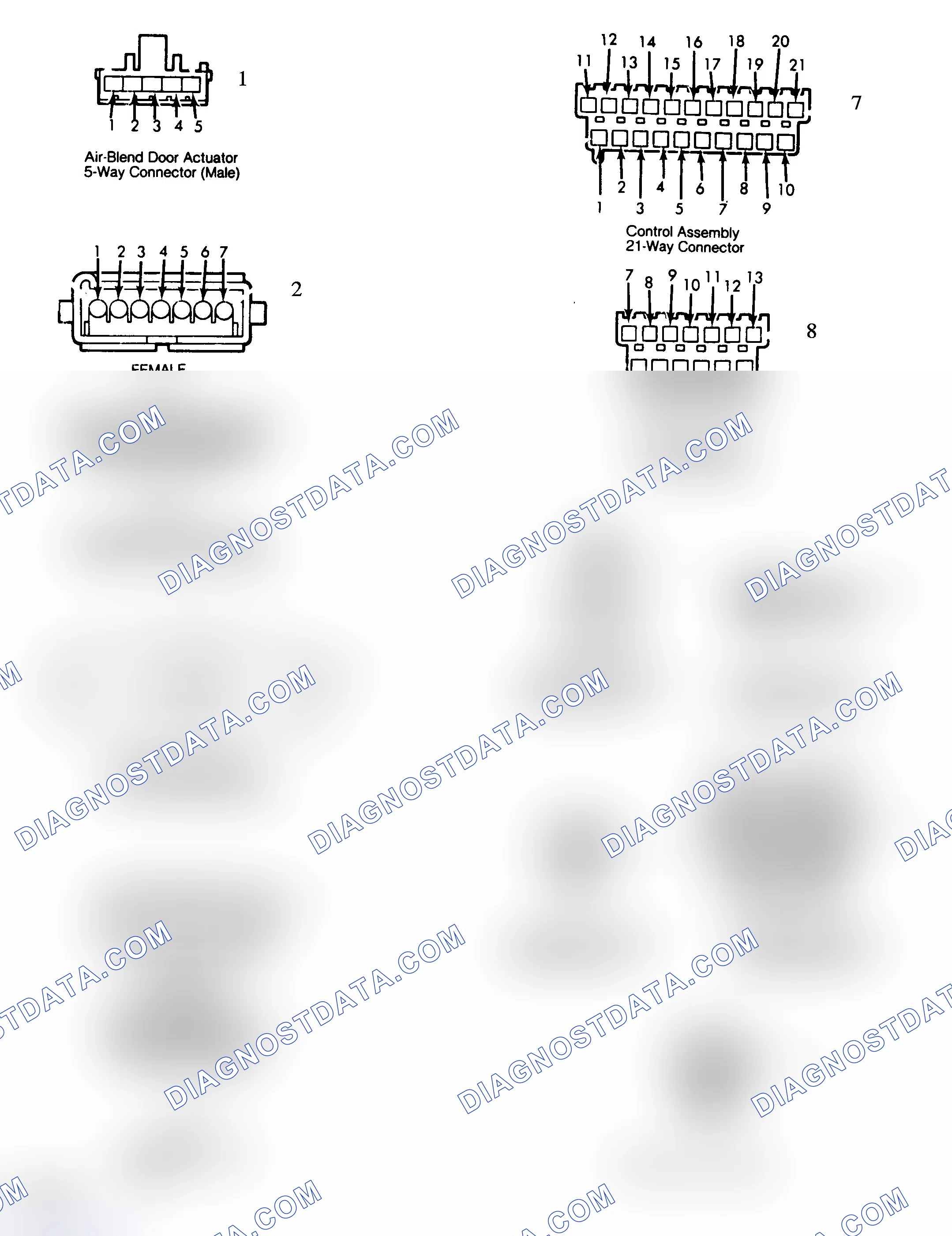 Scheme 5: Blower Motor Operates At High Speed And Cannot Be Controlled With Blower Speed Selector Switch No Fa