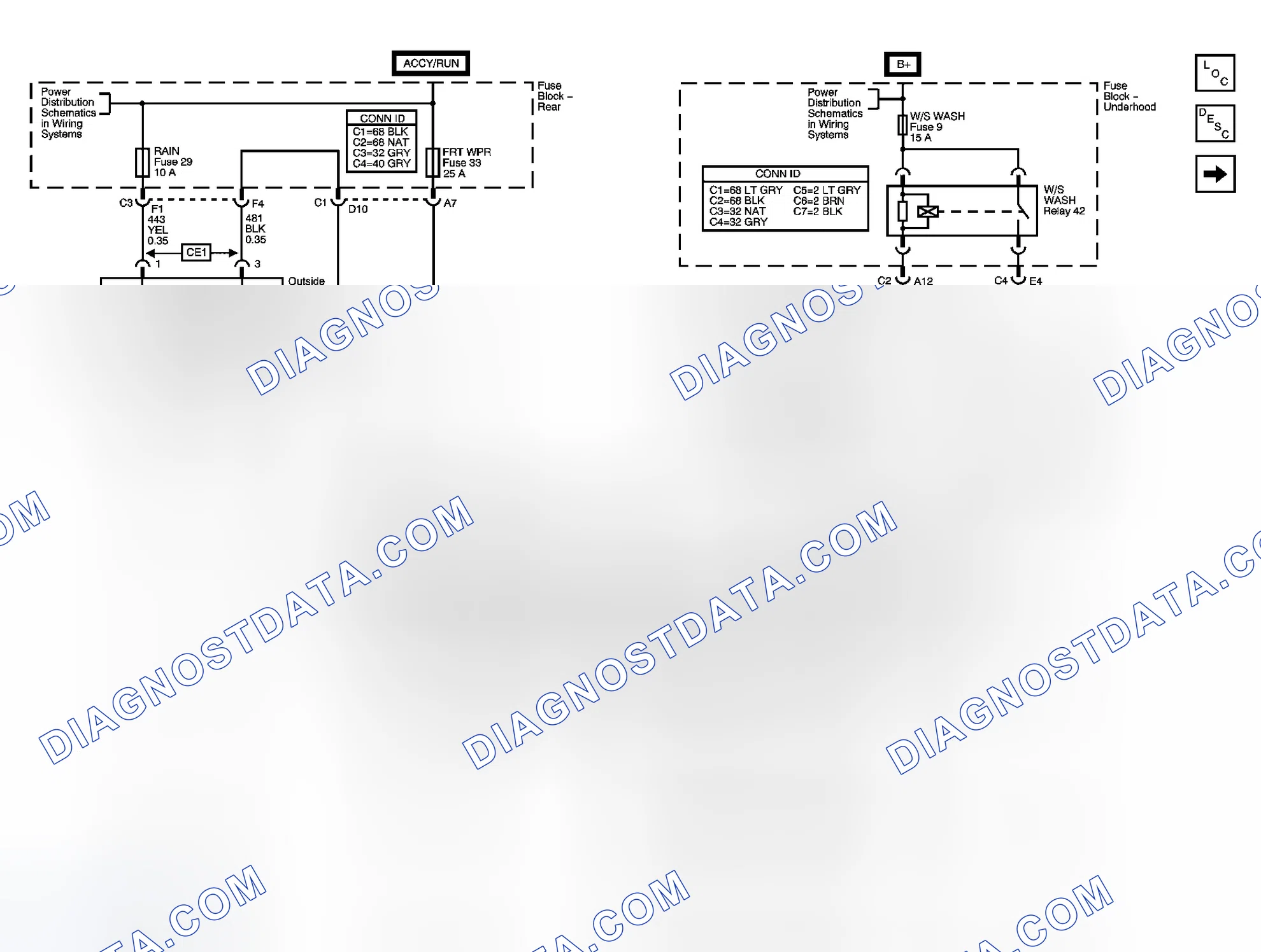 Scheme 1: Wiper/Washer System Schematics