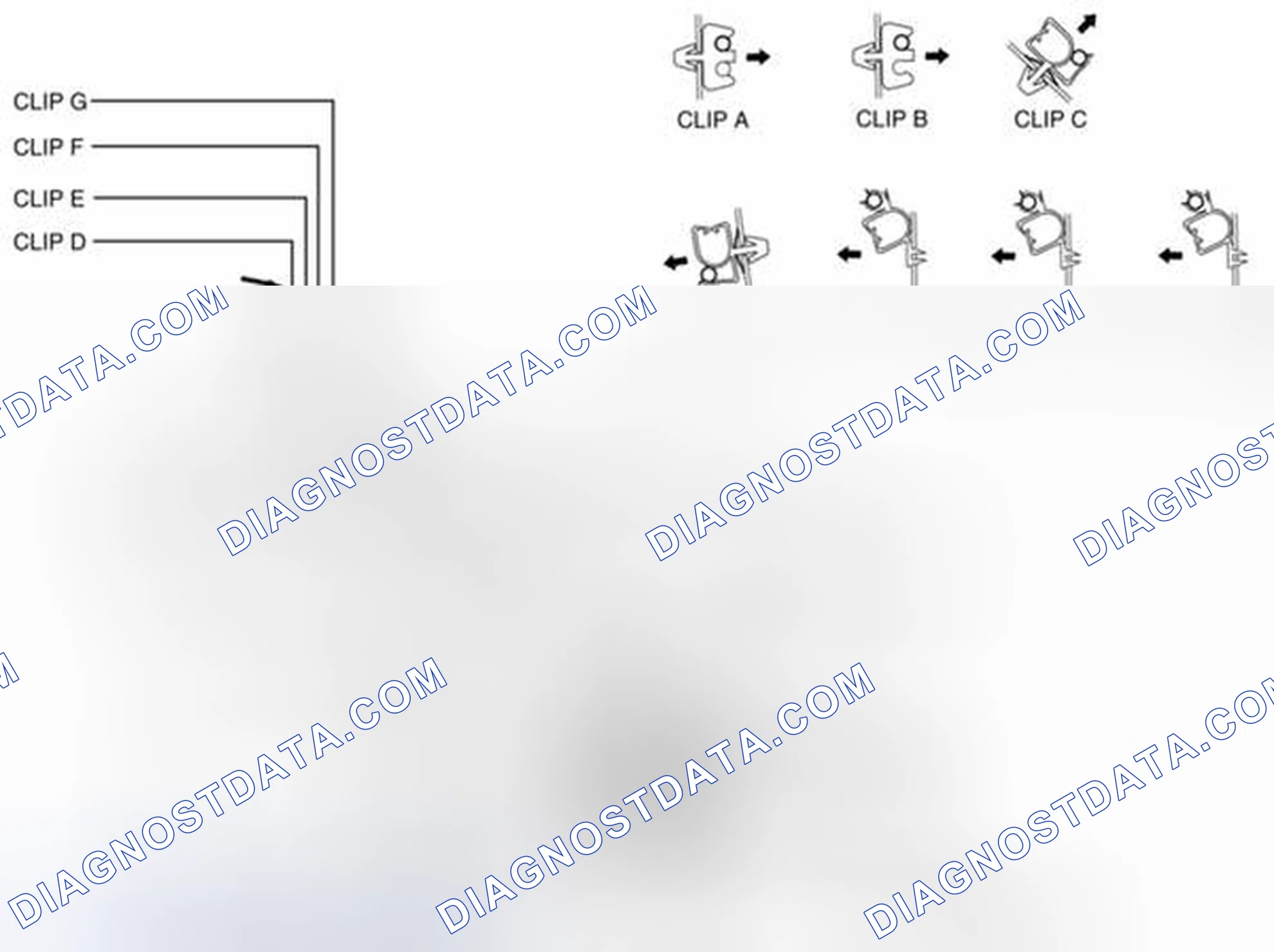Scheme 32: REAR WASHER HOSE REMOVAL/INSTALLATION