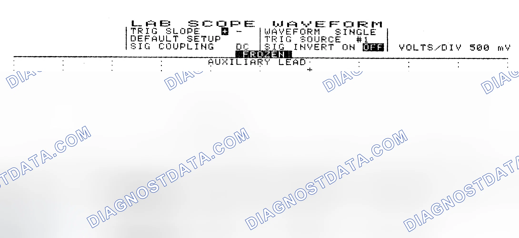 Scheme 10: Single Injector w/Excessive Current Flow - Current Pattern