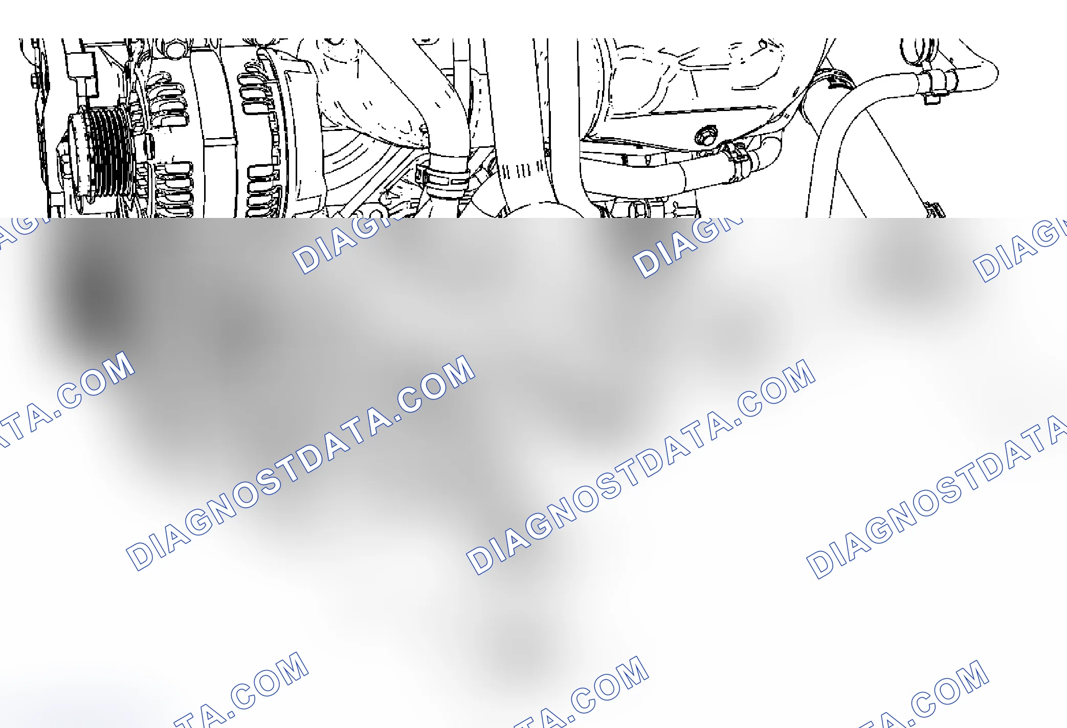 Scheme 17: Auxiliary Water Pump Outlet Hose Replacement (LAU)
