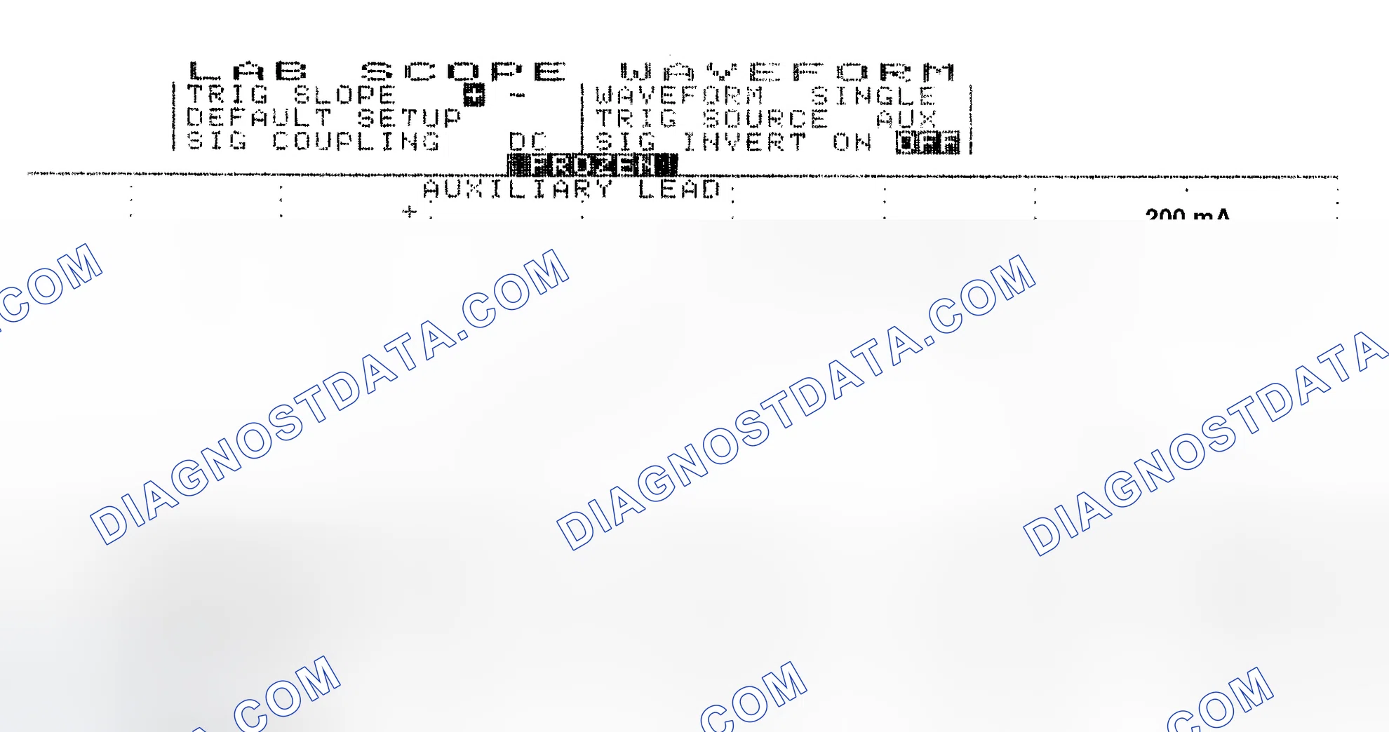 Scheme 13: Single Injector w/Normal Current Flow - Current Pattern
