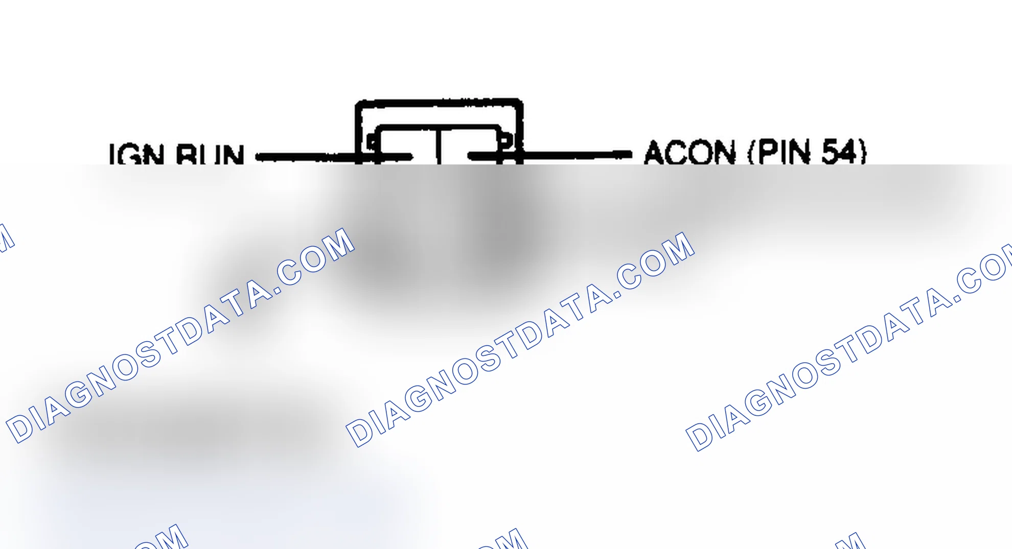 Scheme 254: Identifying A/C Relay Wiring Harness Connector Terminals