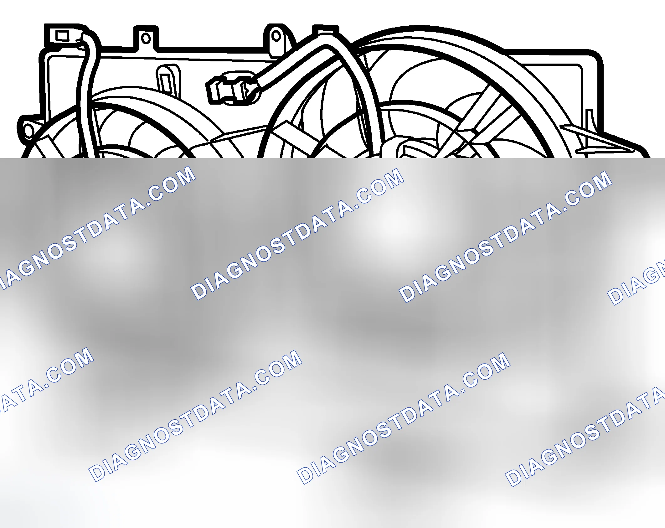 Scheme 149: Two Radiator Fans (Cars With A/C)