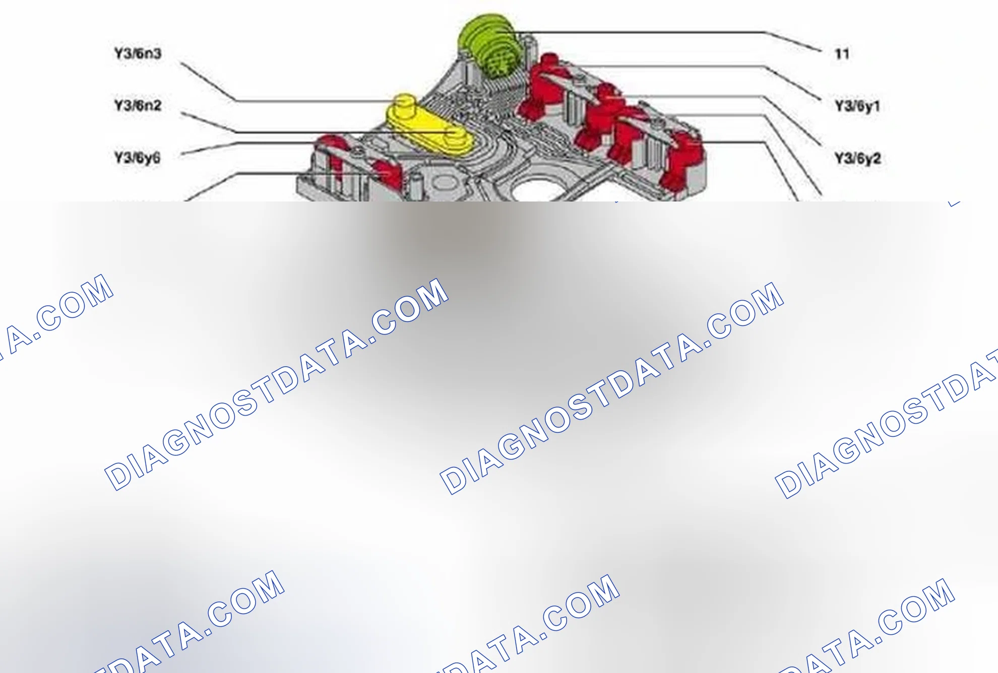 Fig. 3: Automatic Transmission Electric/Electronic Components Location