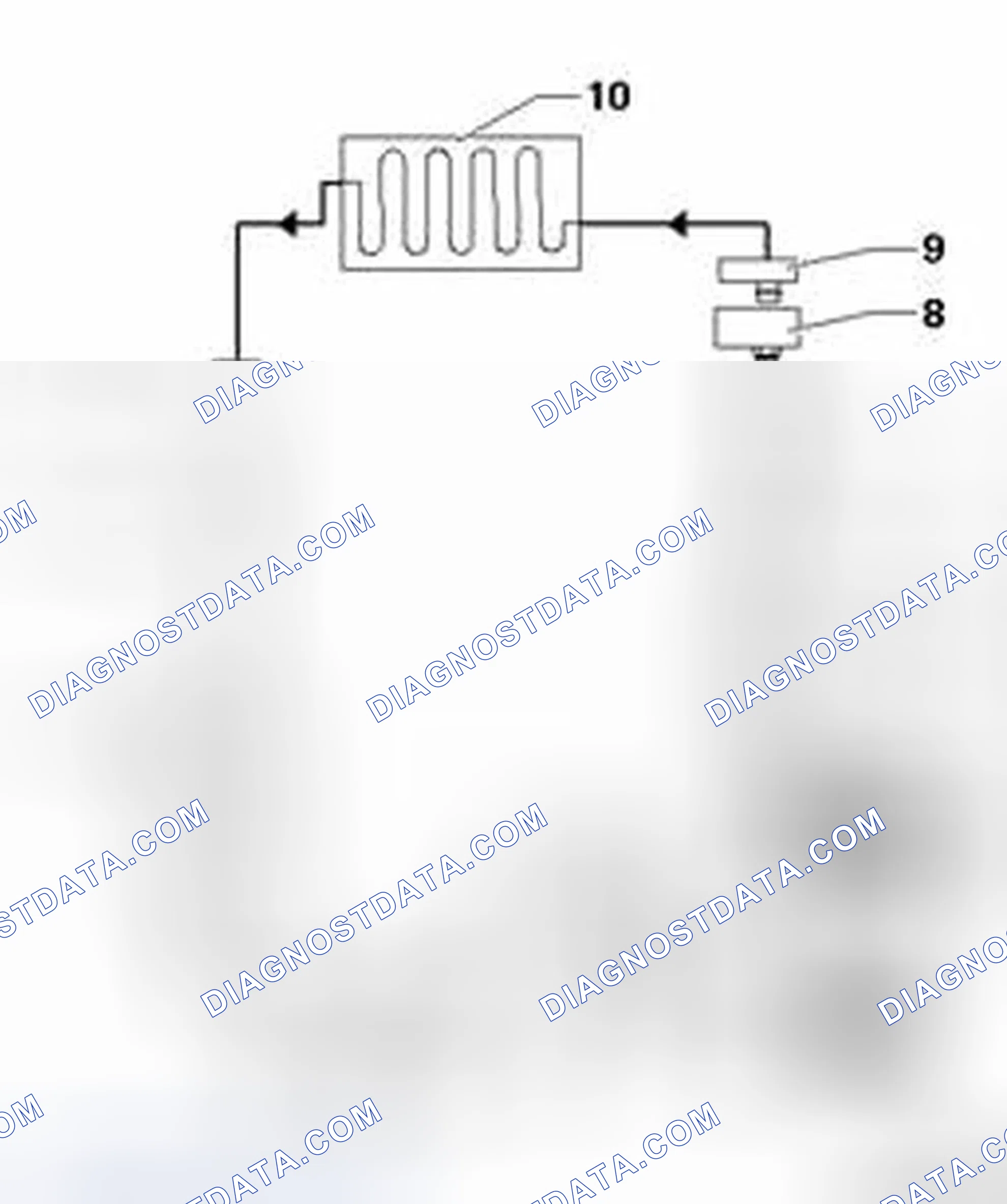 Scheme 36: Refrigerant circuit with restrictor and reservoir