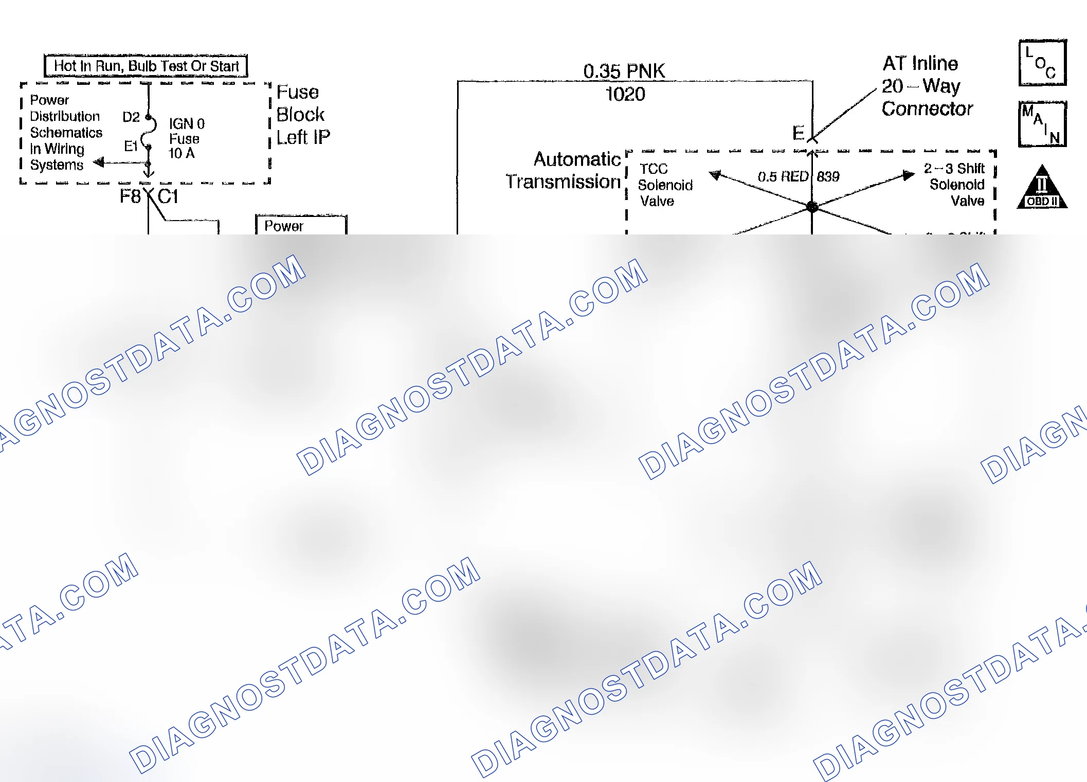 Scheme 403: DTC P0753: Open, Short To Ground Or Short To Power In The 1-2 SS Valve Circuit