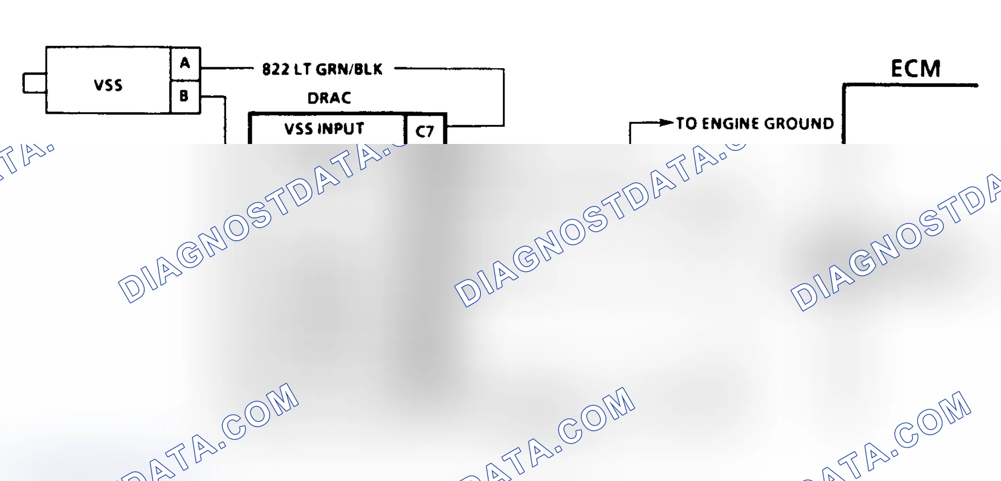 Scheme 112: Code 24 Schematic (4.3L Turbo) Vehicle Speed Sensor