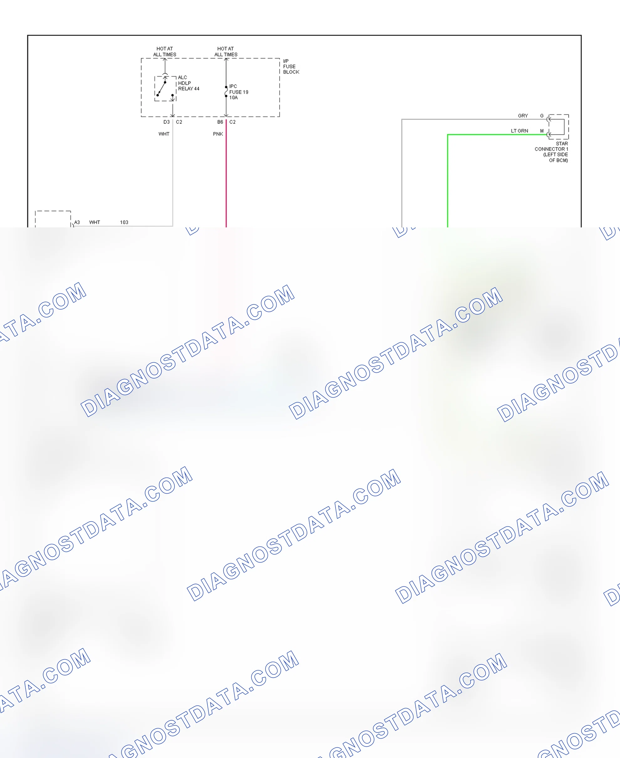 Scheme 12: Warning System Wiring Diagram (Corvette)