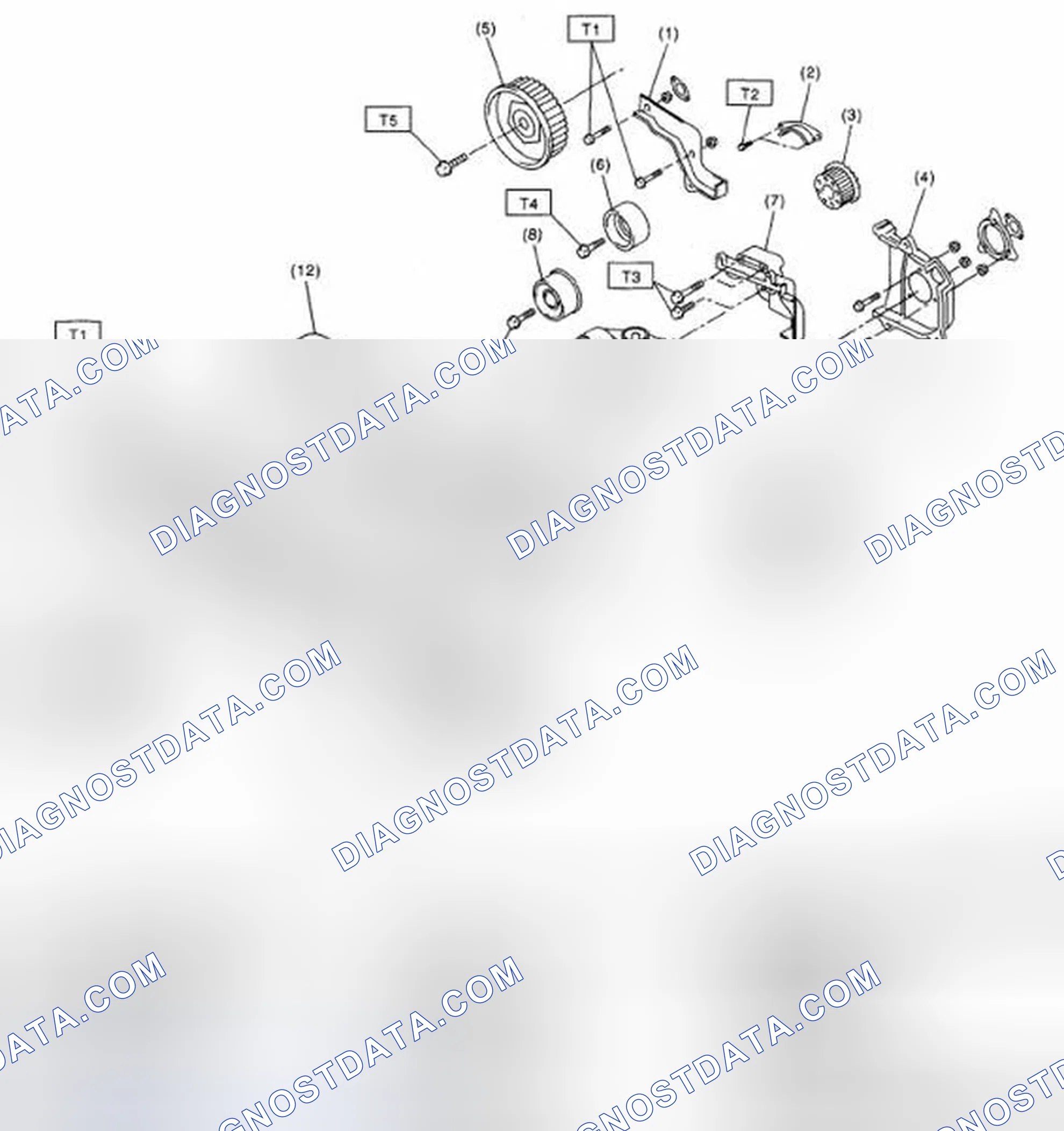Scheme 41: Exploded View Of Timing Belt With Torque Specifications