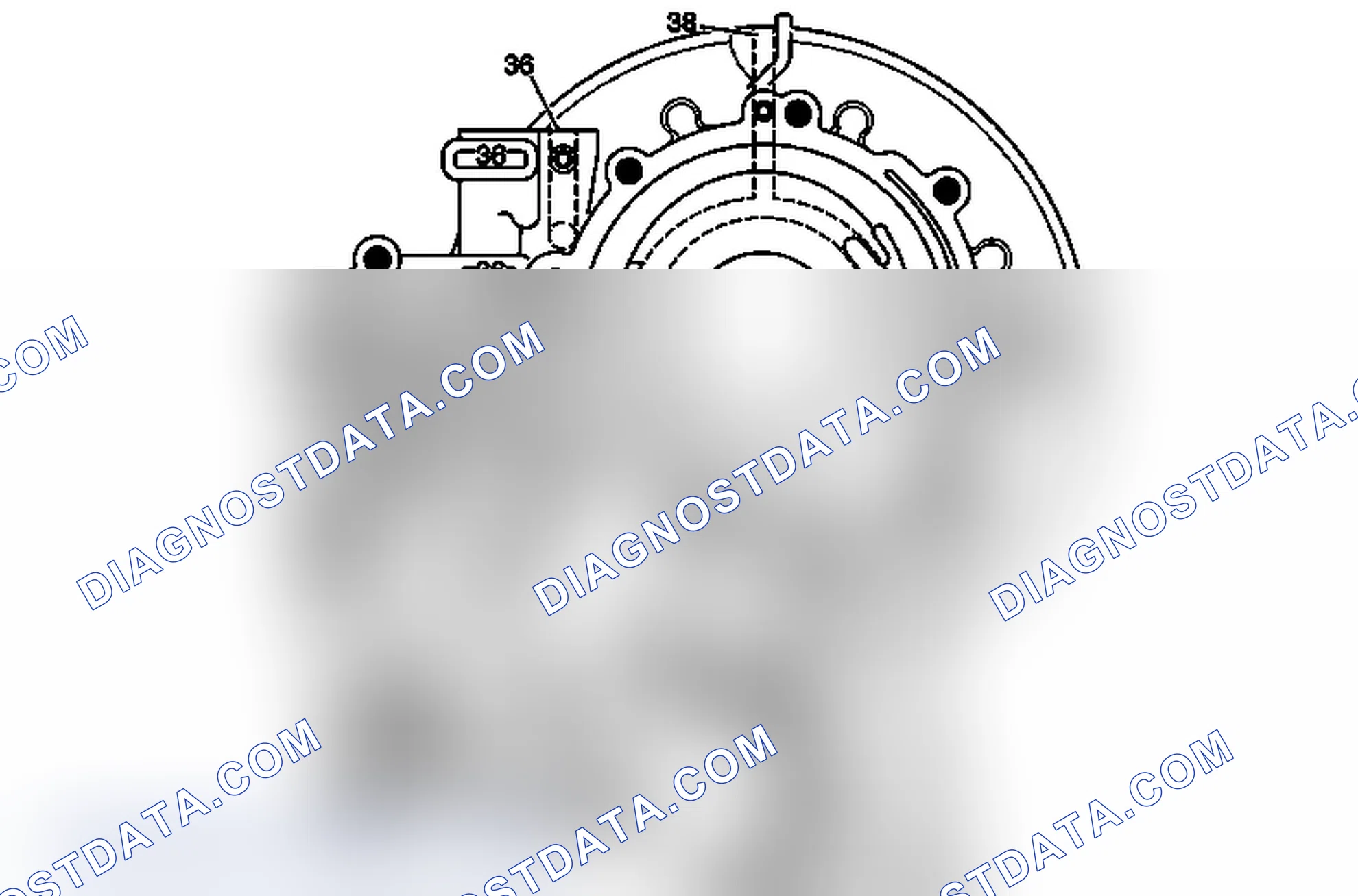 Scheme 19: Fluid Pump Body - Fluid Pump Cover Side