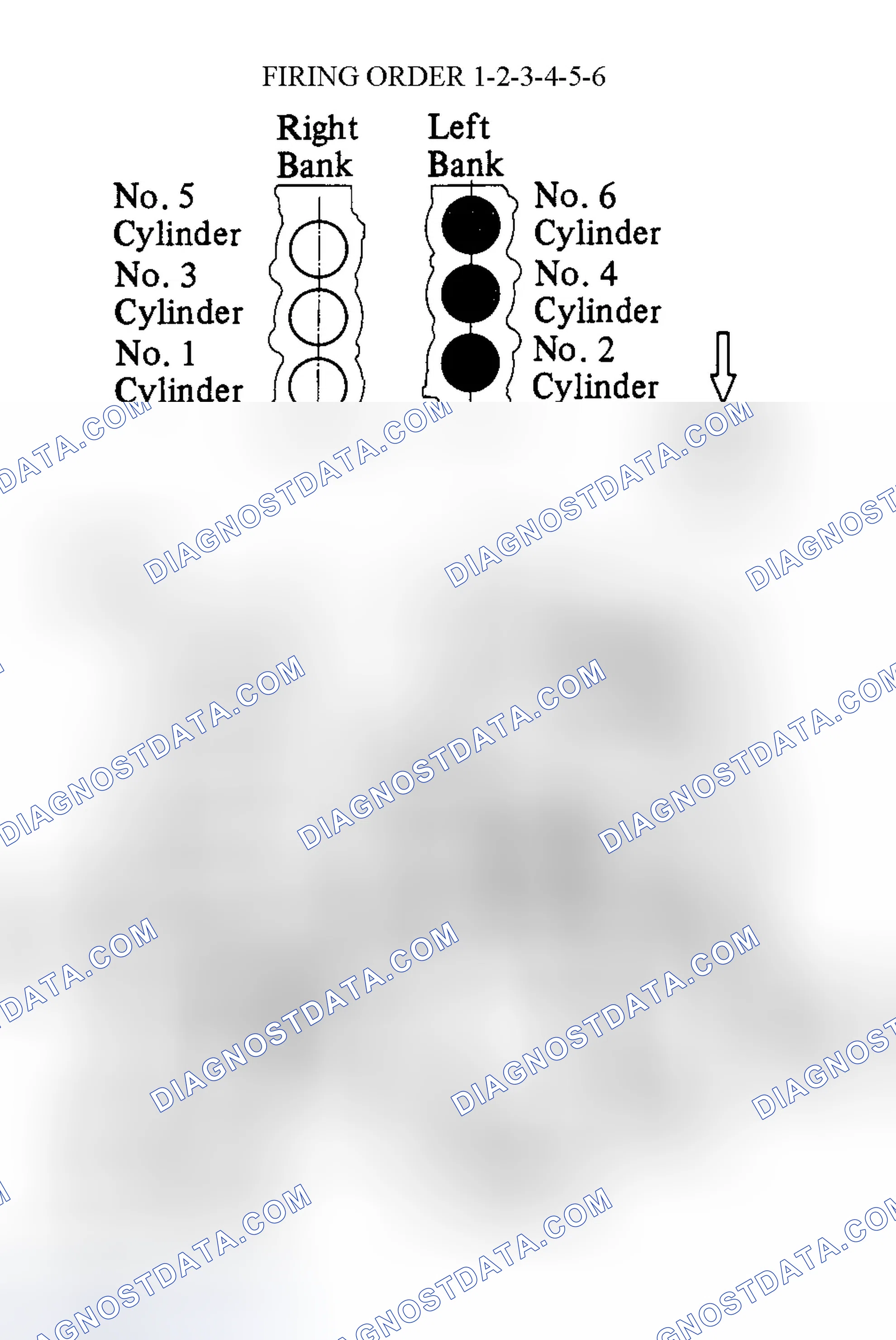 Scheme 6: Spark Plug Wire Routing (Tacoma 3.4L, Tundra 3.4L & 4Runner 3.4L)
