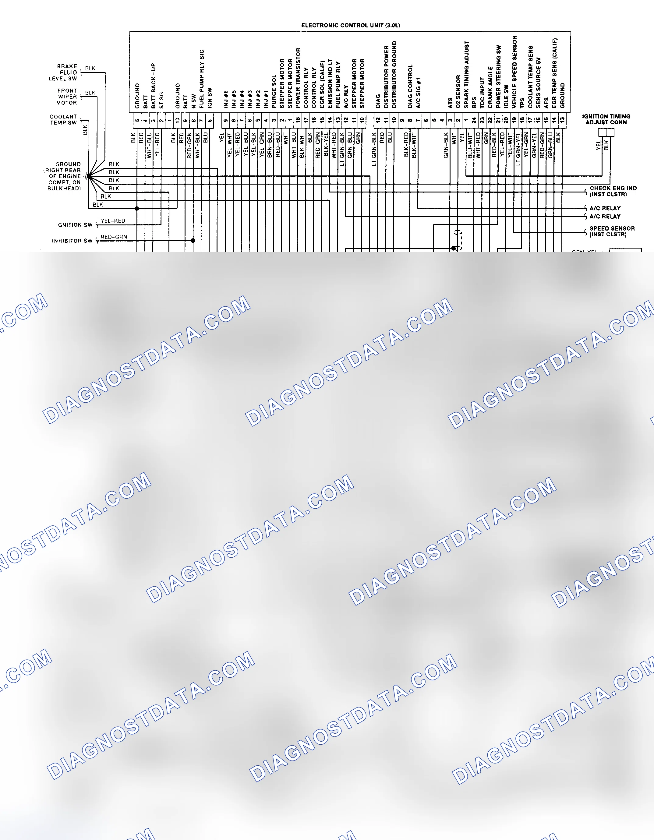 Scheme 4: Wiring Diagram (Sonata 3.0L)