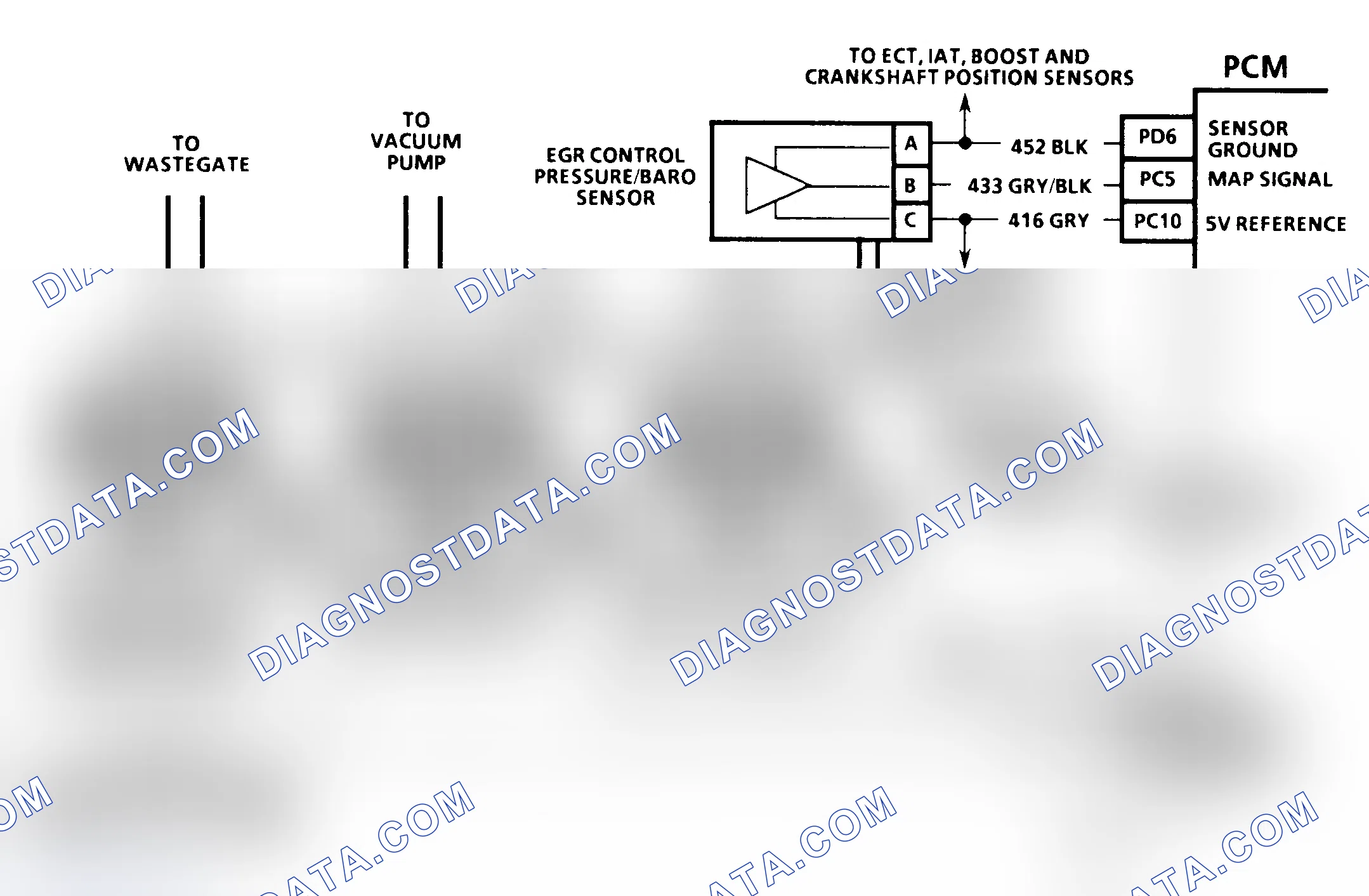 Scheme 342: DTC 32 Schematic ("C" & "K" Series) EGR Circuit Error