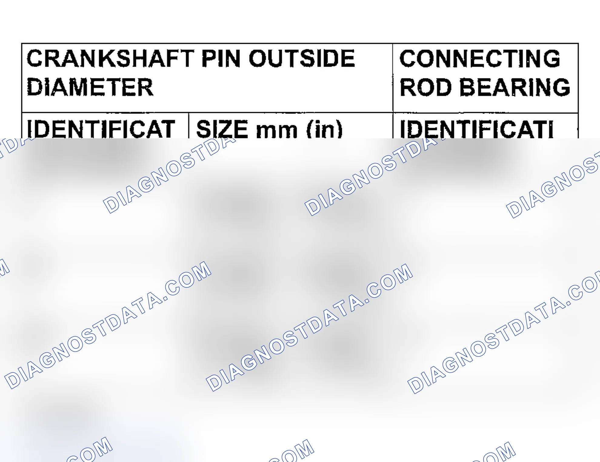 Scheme 731: >> D << CONNECTING ROD BEARING INSTALLATION
