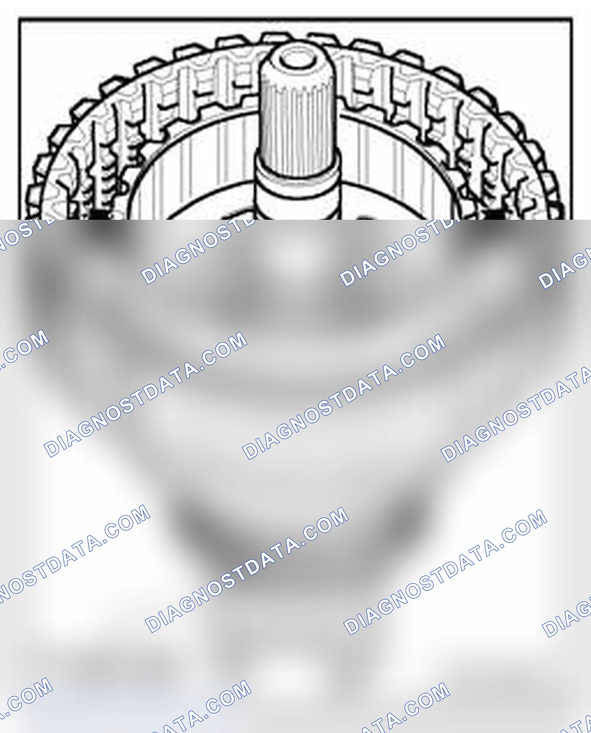 Scheme 1197: Check inner circumference of input shaft cylinder for scoring from lining discs