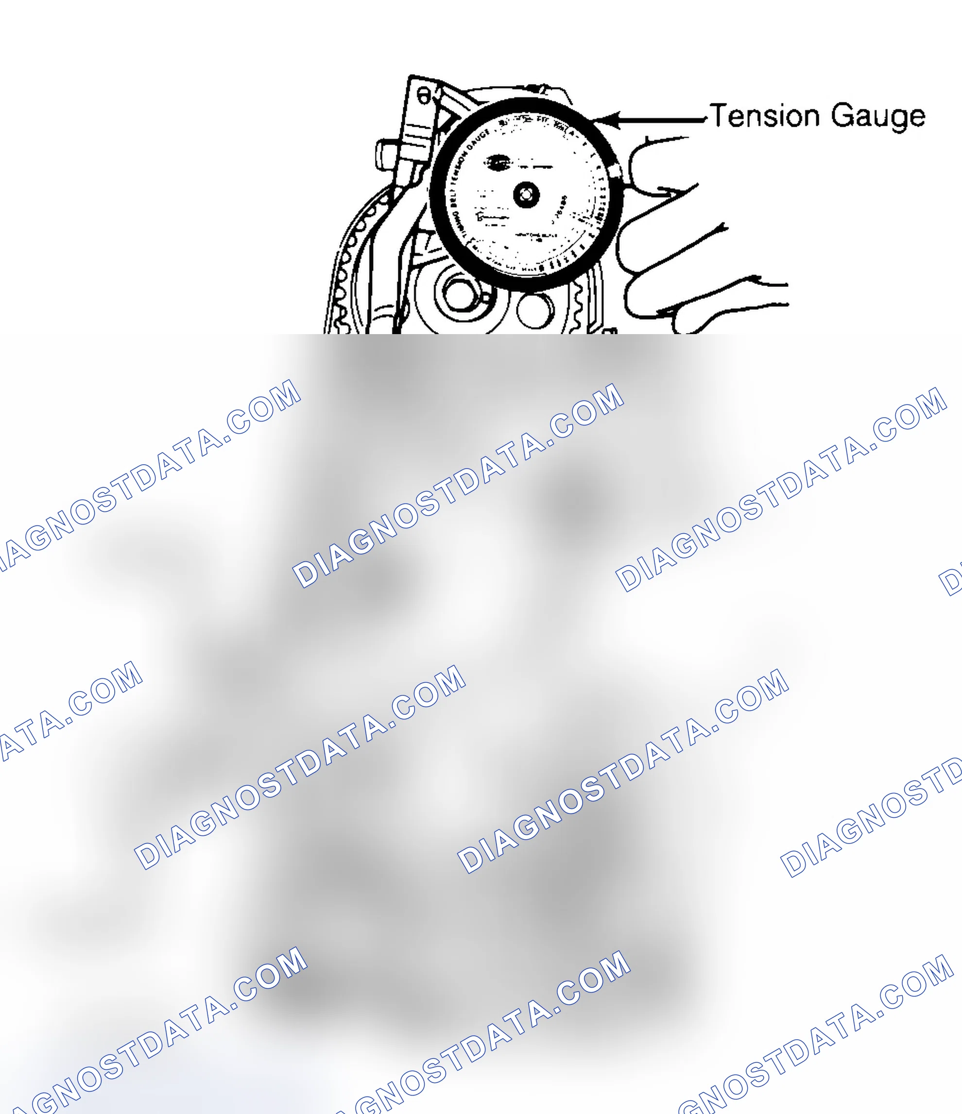 Scheme 28: Adjusting Typical Timing Belt Tension