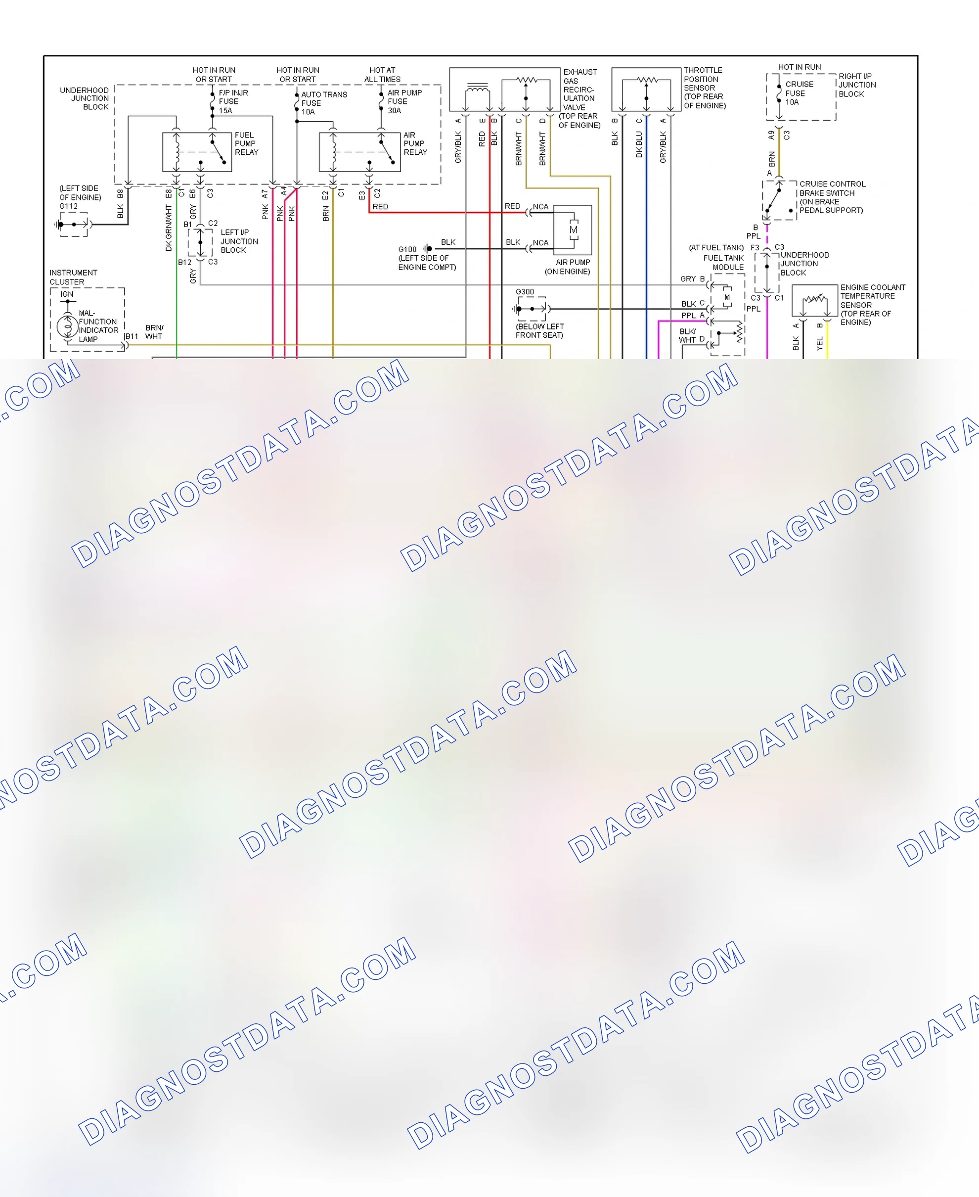 Scheme 130: PCM Wiring Diagram (Malibu - 3.1L - 2 Of 3)