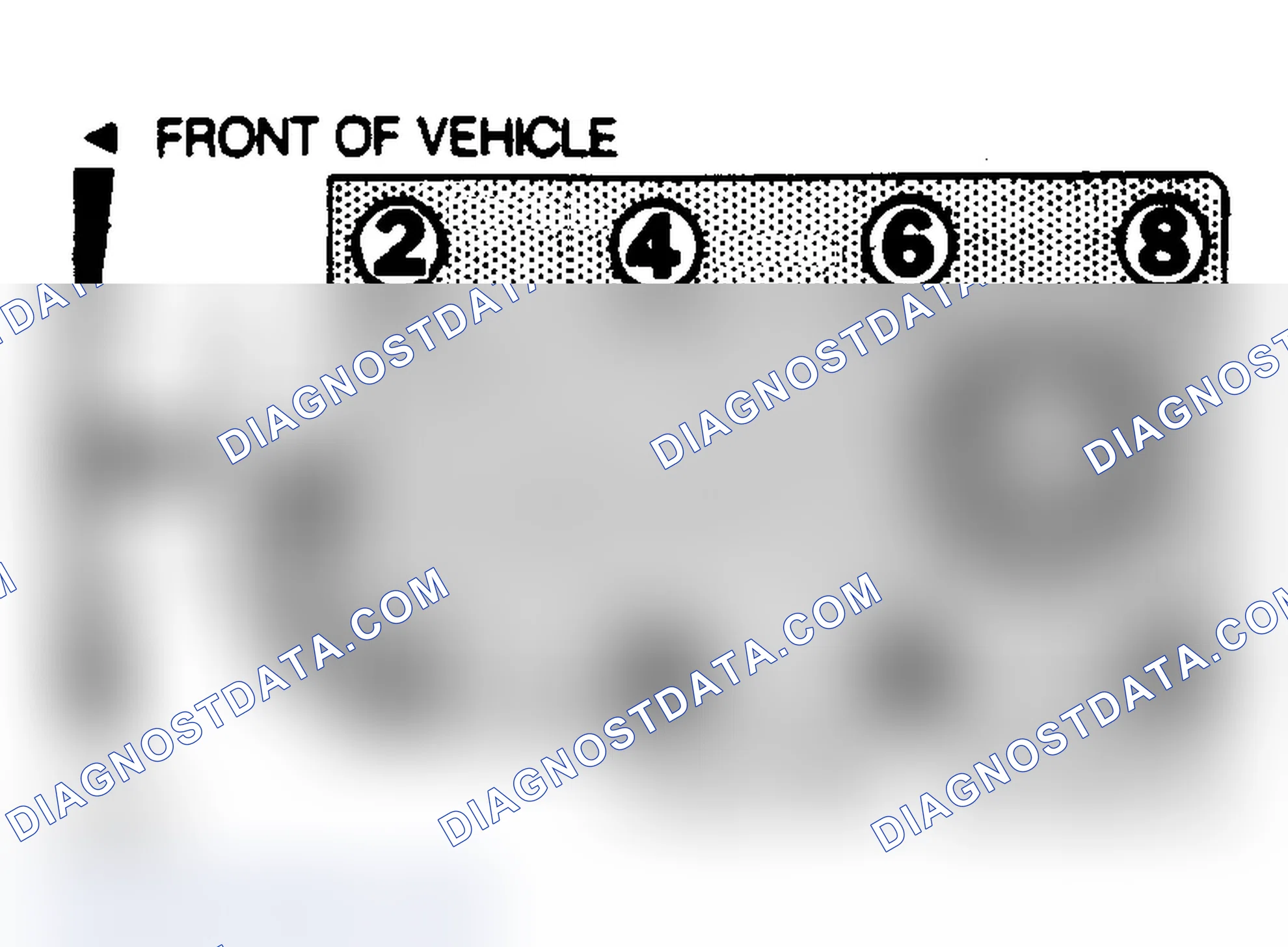 Scheme 2: 5.0L (VIN E, F, G & H) & 5.7L Firing Order & Timing Marks