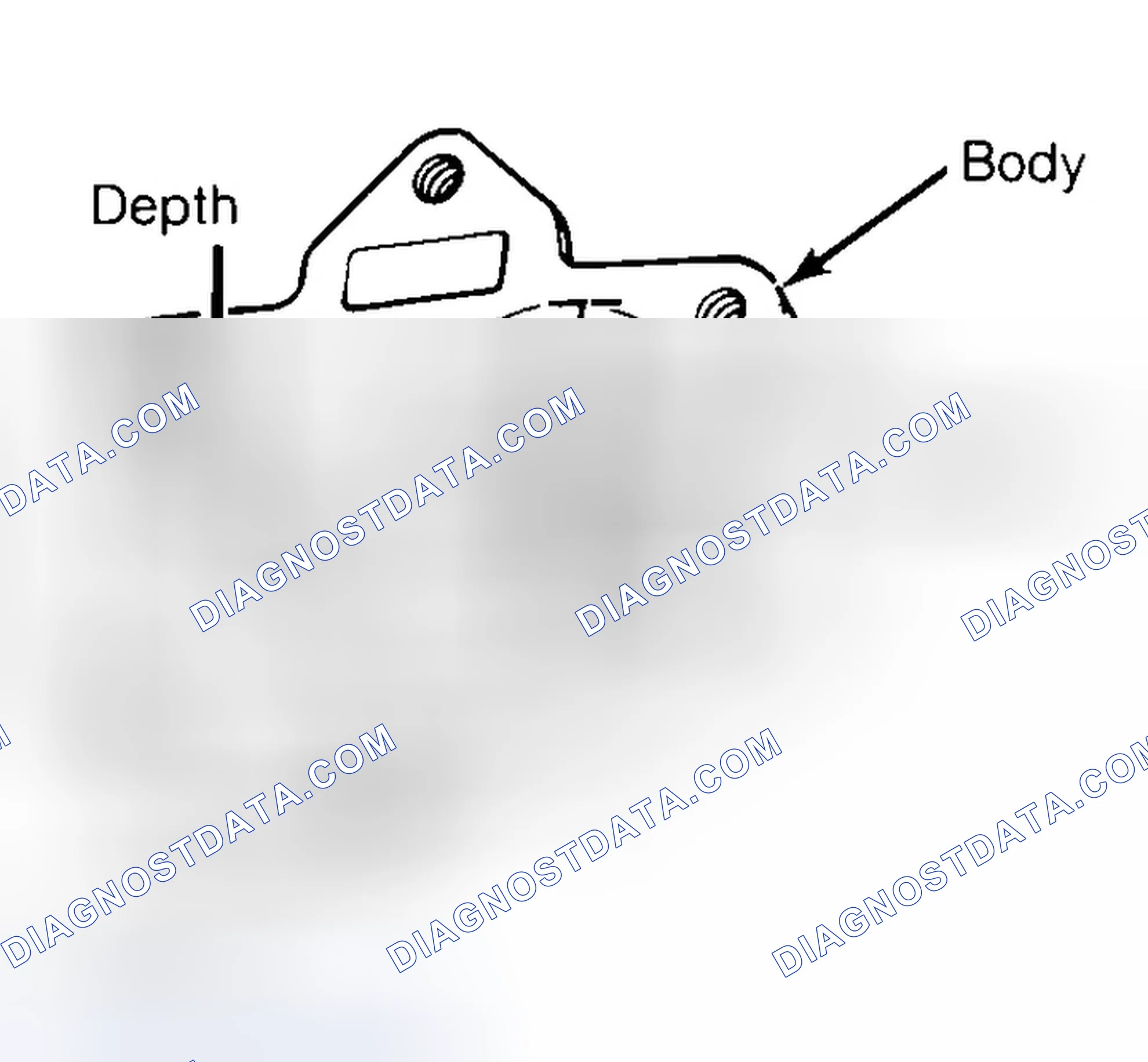 Scheme 35: Measuring Oil Pump Gear Cavity