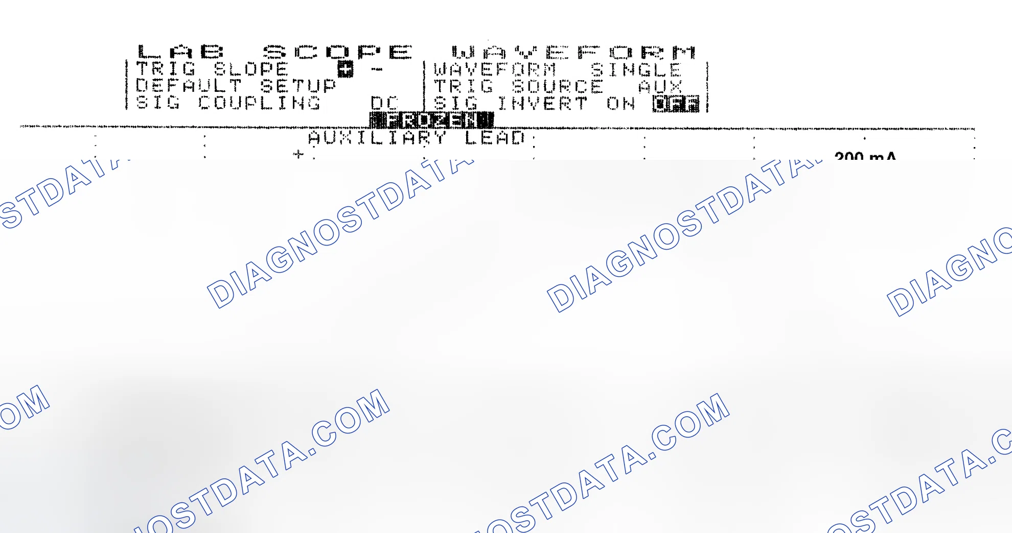 Scheme 13: Single Injector w/Normal Current Flow - Current Pattern