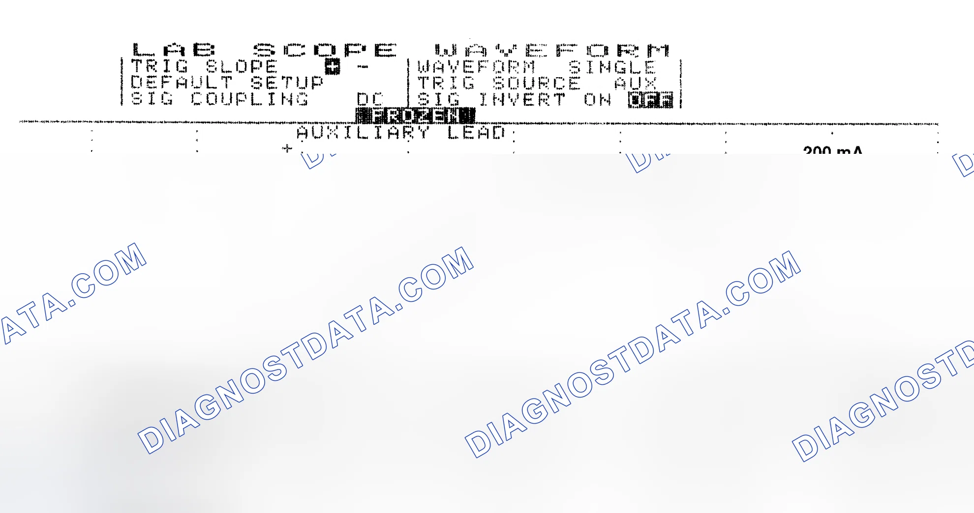 Scheme 13: Single Injector w/Normal Current Flow - Current Pattern