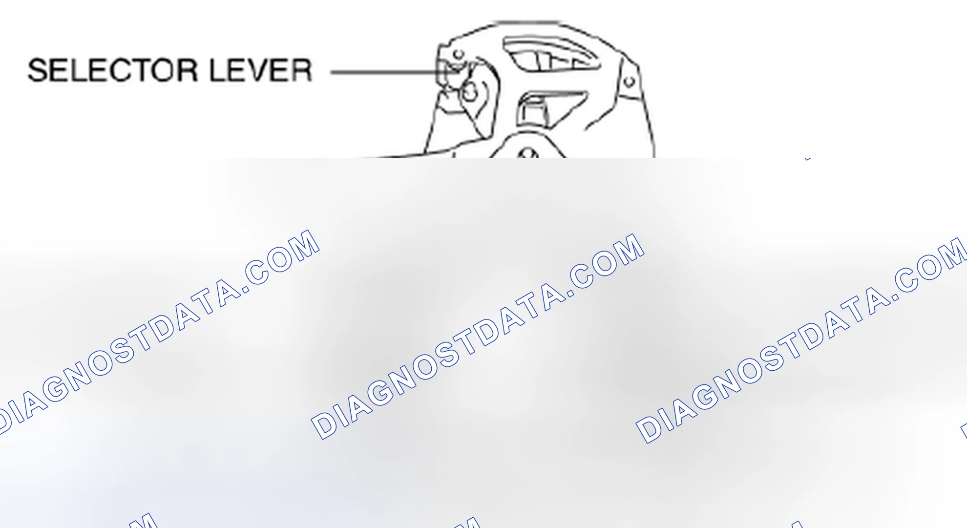 Scheme 642: Selector lever installation note