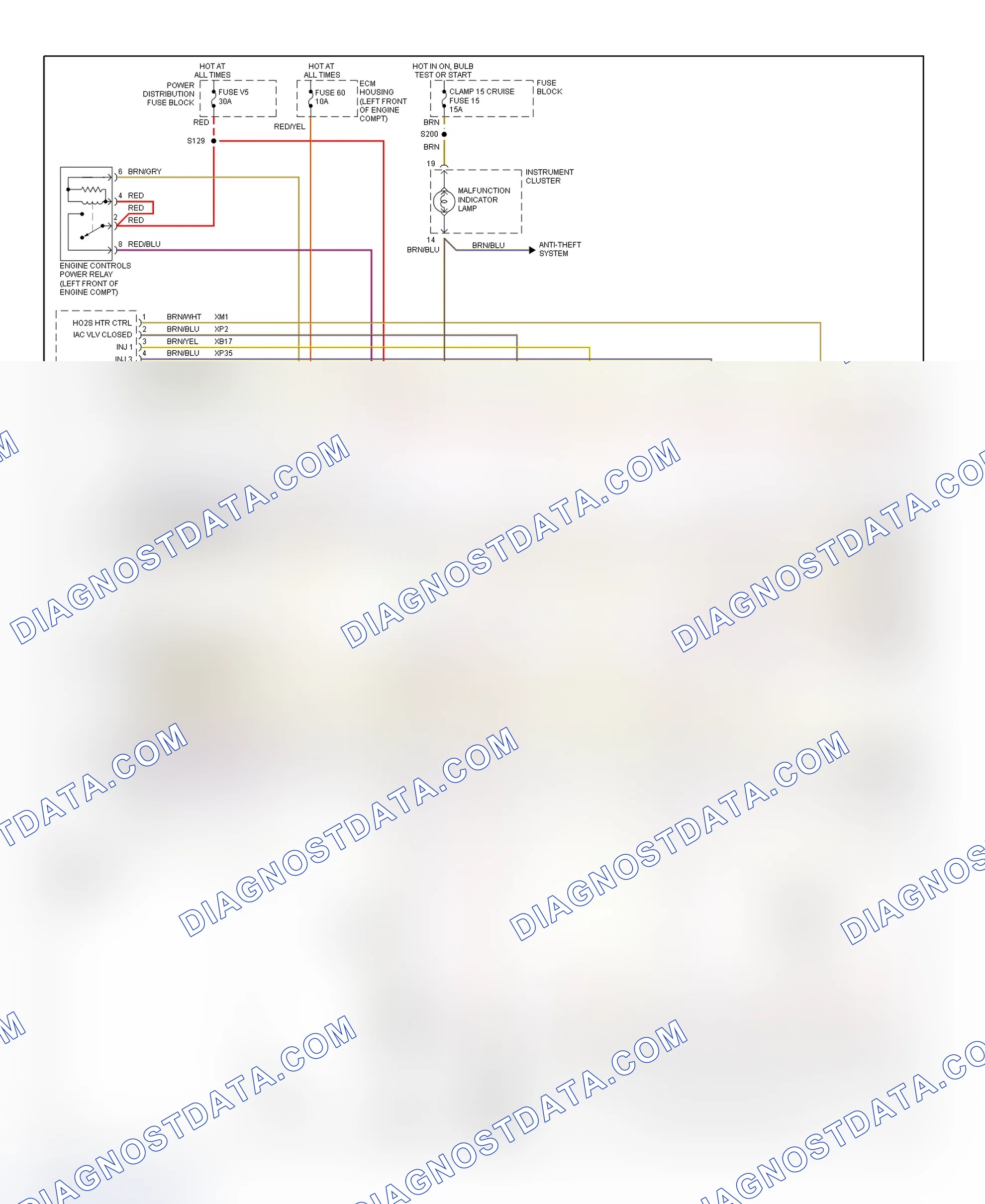 Scheme 1: ECM Wiring Diagram (1 Of 3)
