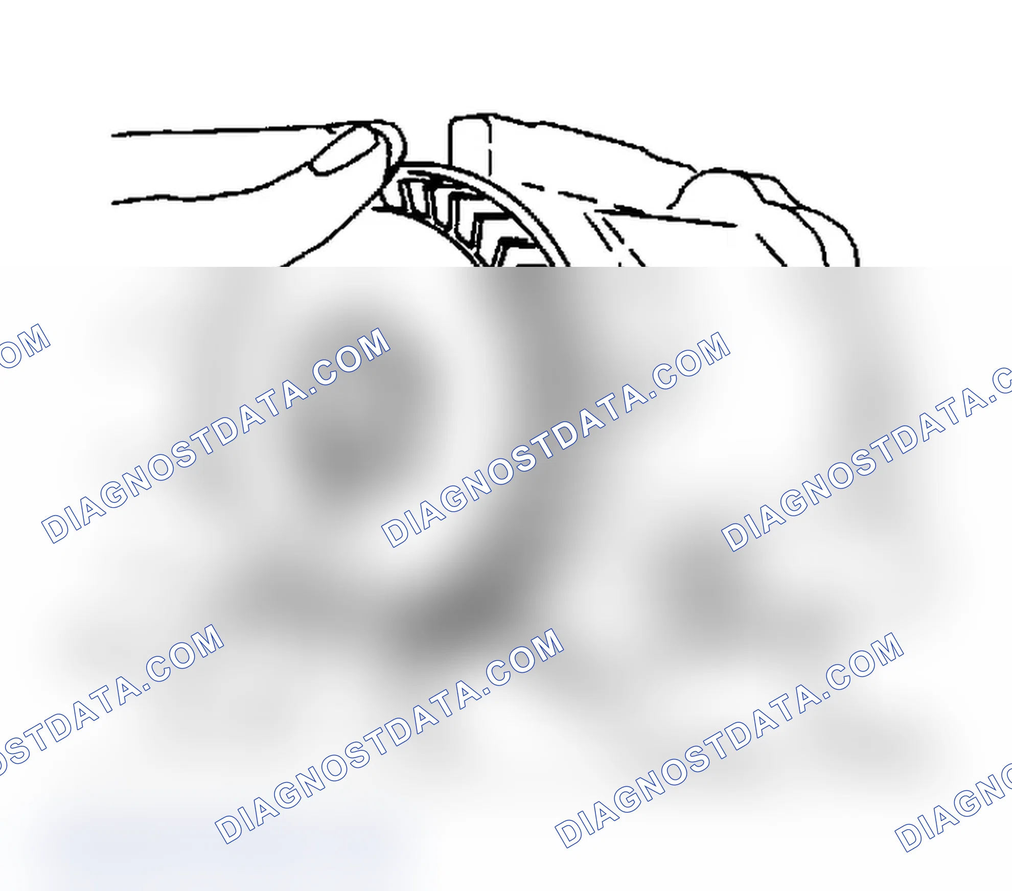 Scheme 41: Removing Centrifugal Fan Filter from Air Injection Pump with Pulley Removed