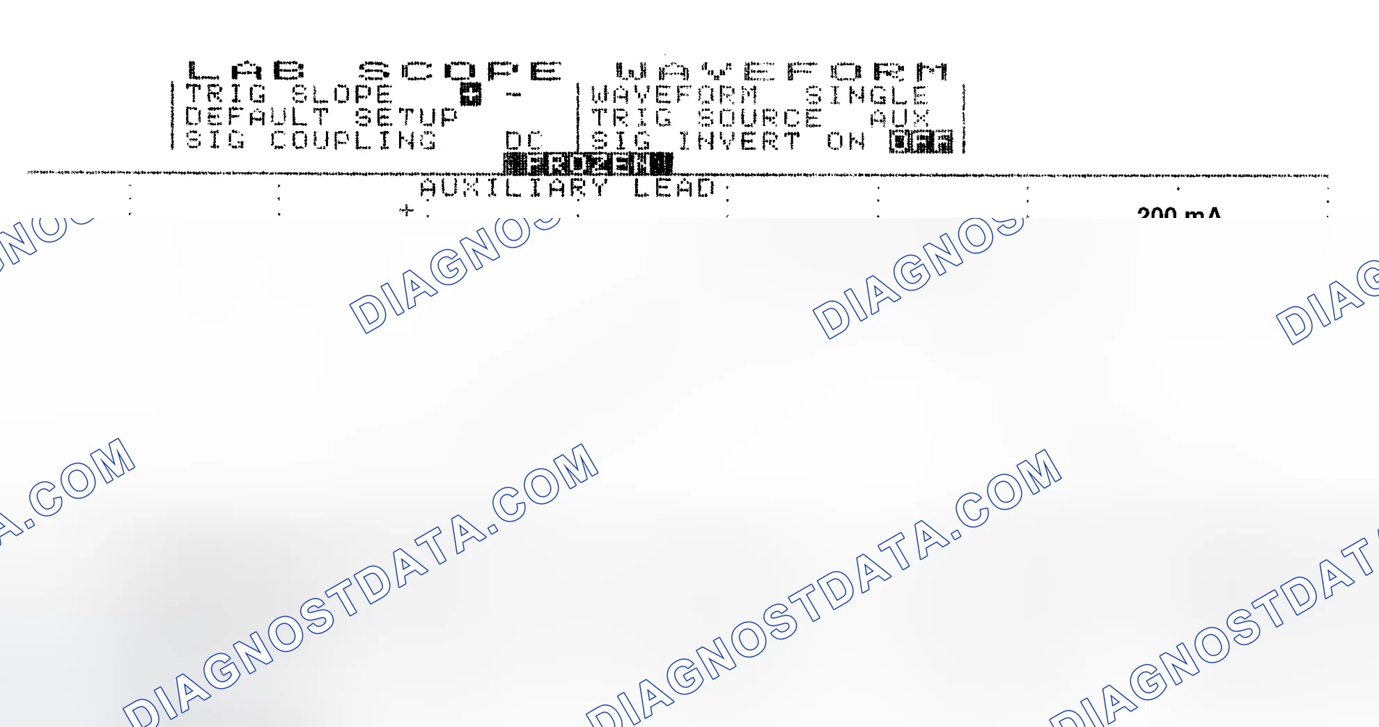 Scheme 13: Single Injector w/Normal Current Flow - Current Pattern