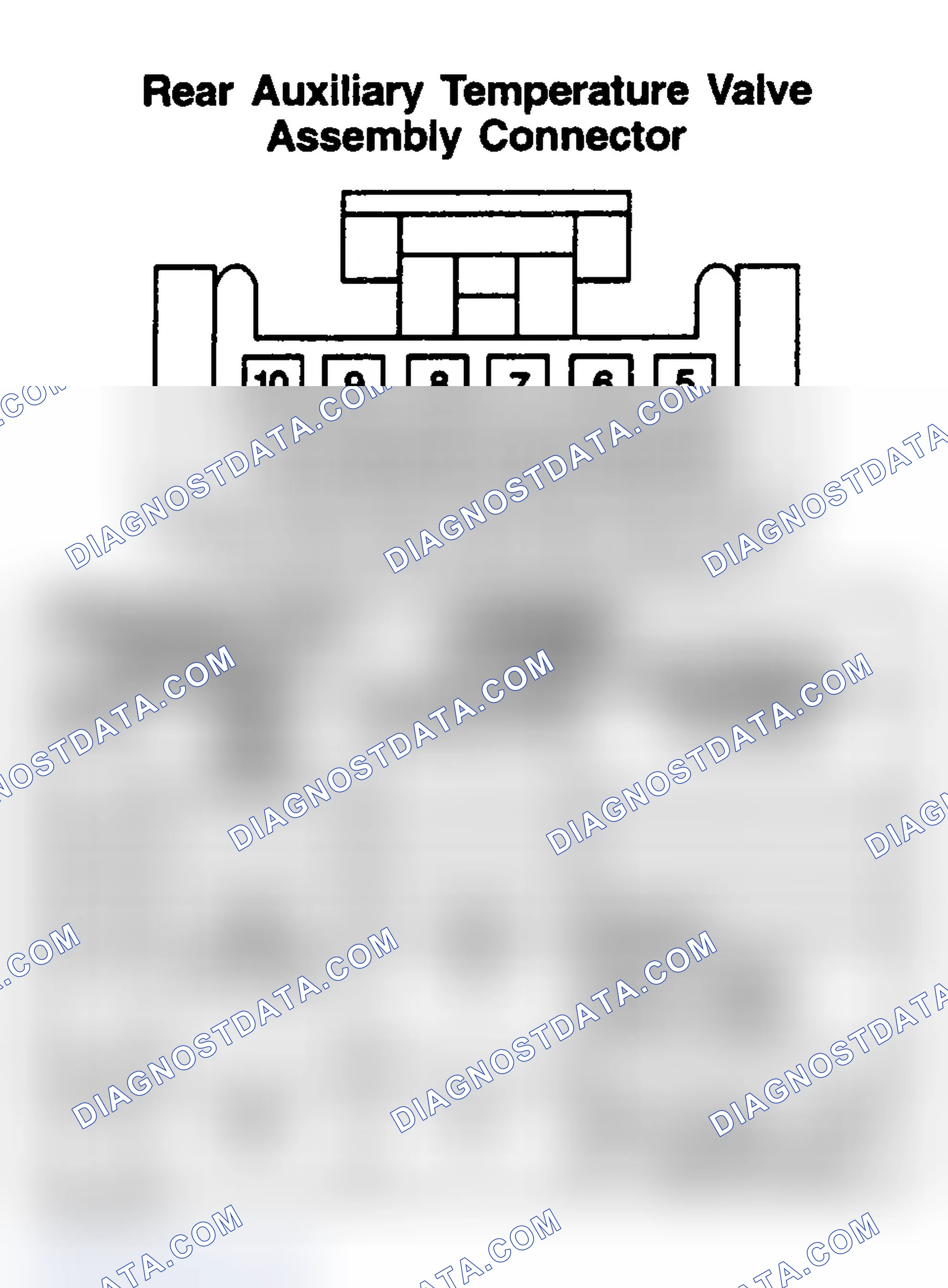 Scheme 236: REAR AUXILIARY TEMPERATURE VALVE ASSEMBLY