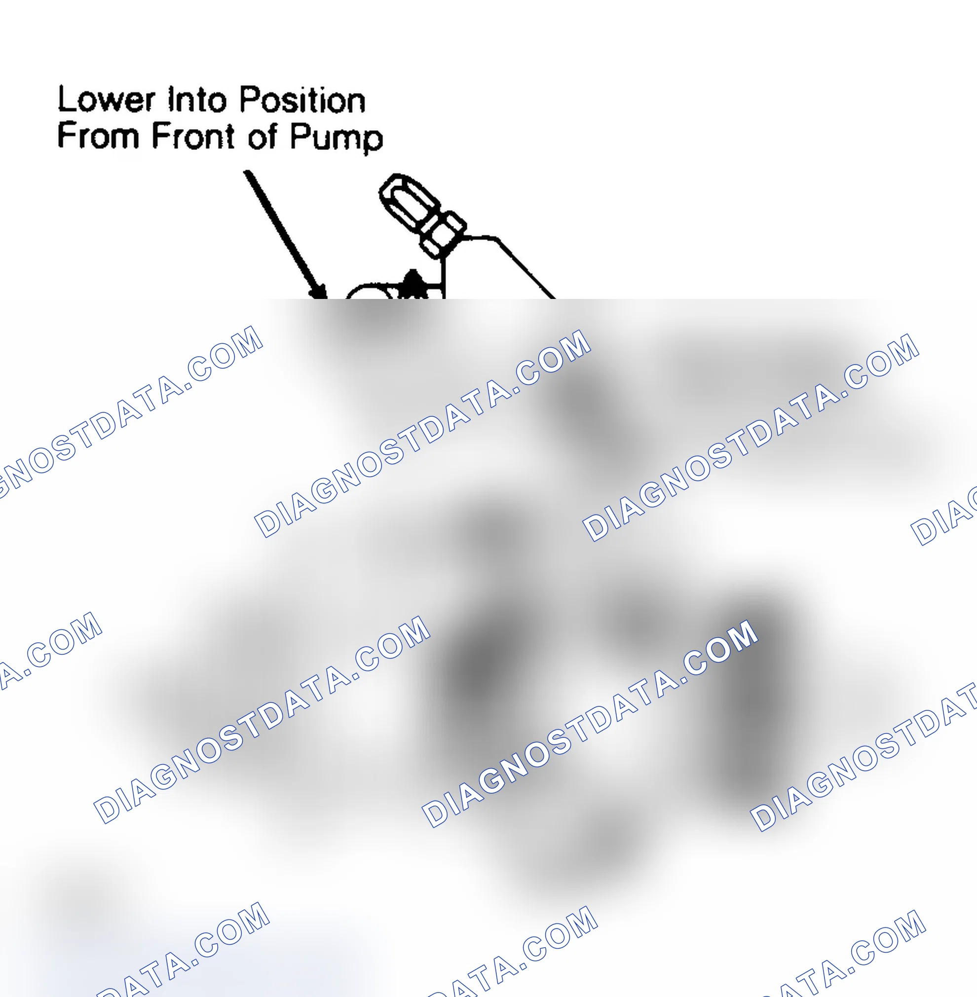 Scheme 23: Injection Pump Cover Installation Screws must be removed from cover before installing cover to prevent screws from falling into pump.
