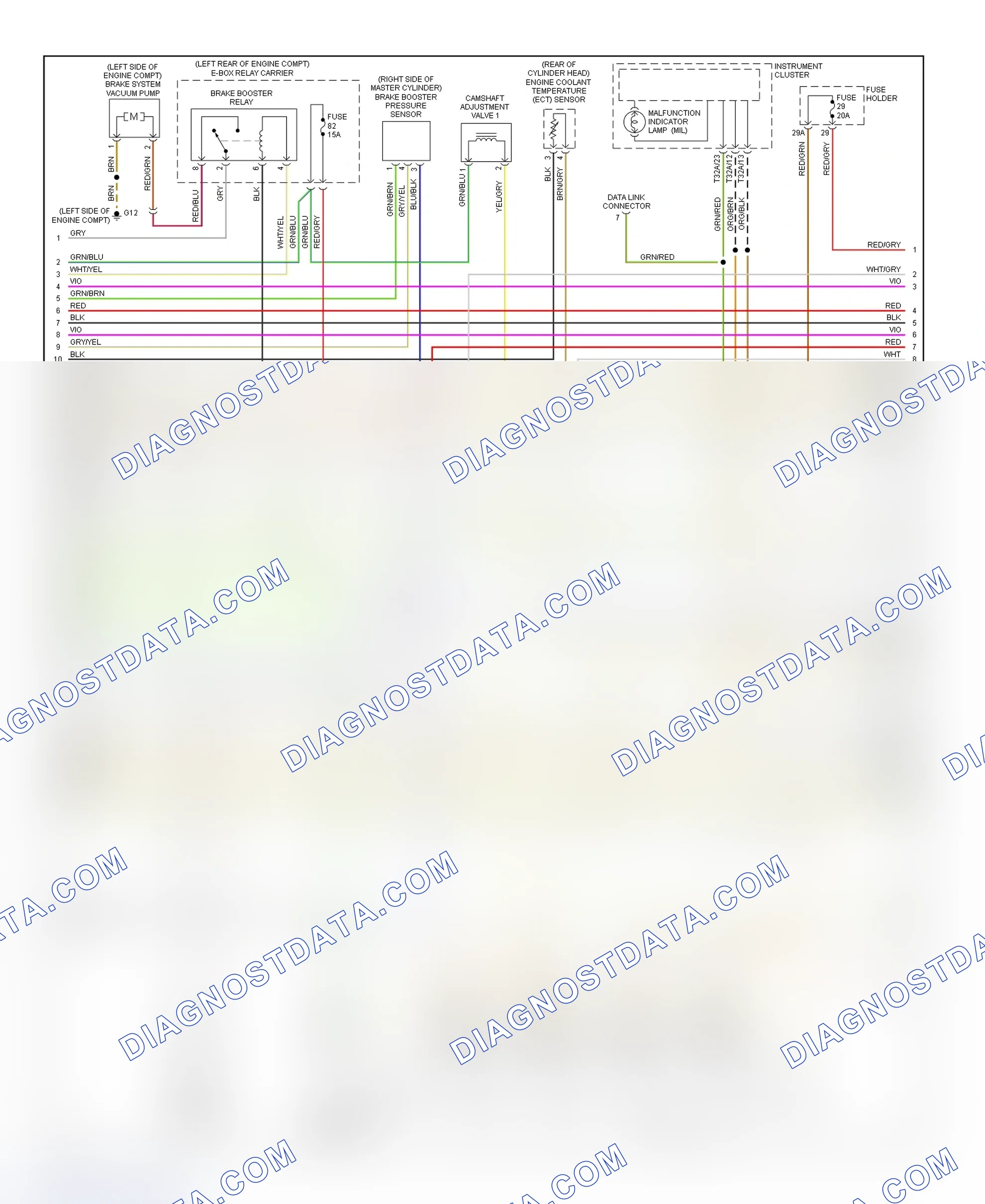 Scheme 6: Wiring Diagram (A4 1.8L - 3 Of 4)